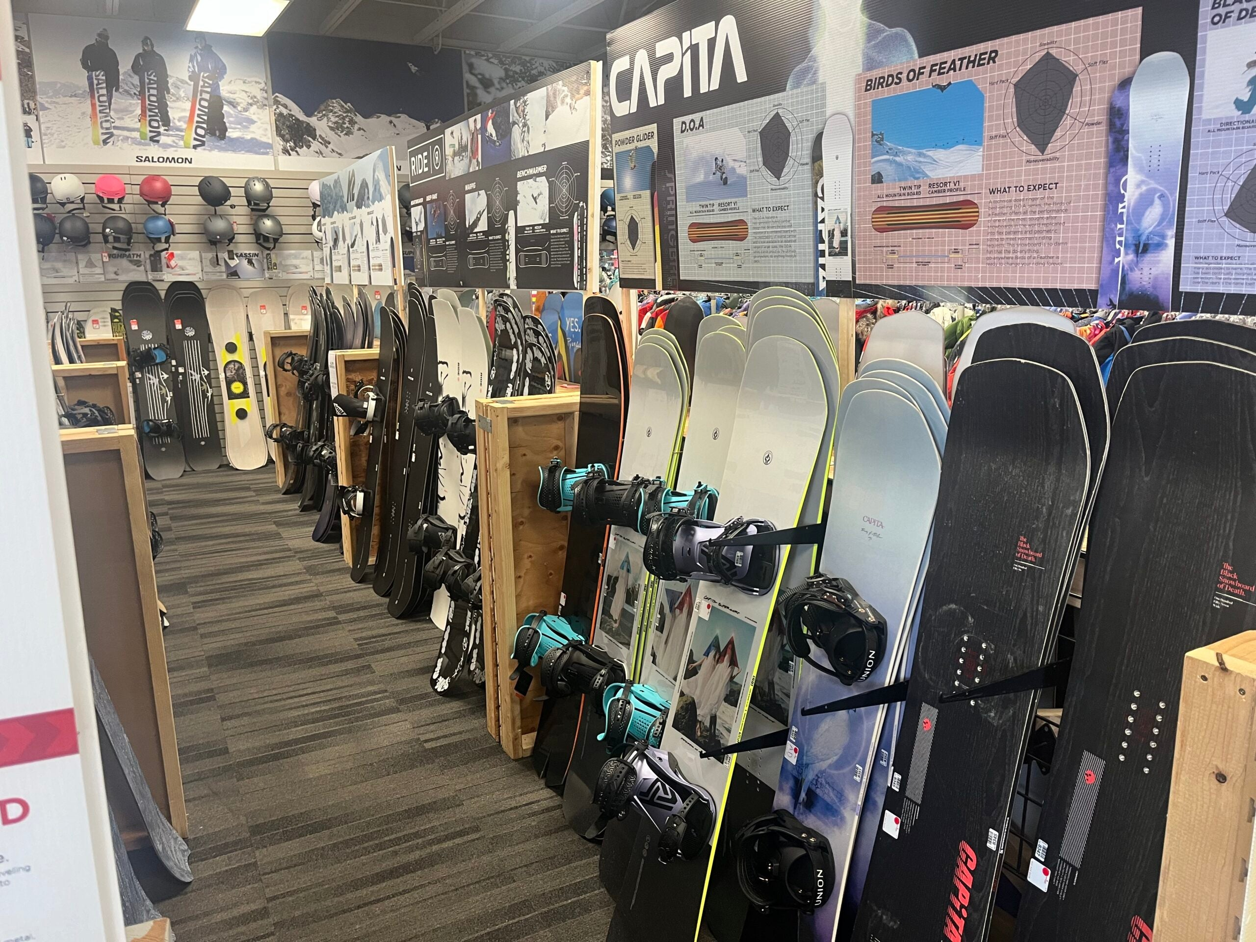 used snowboards