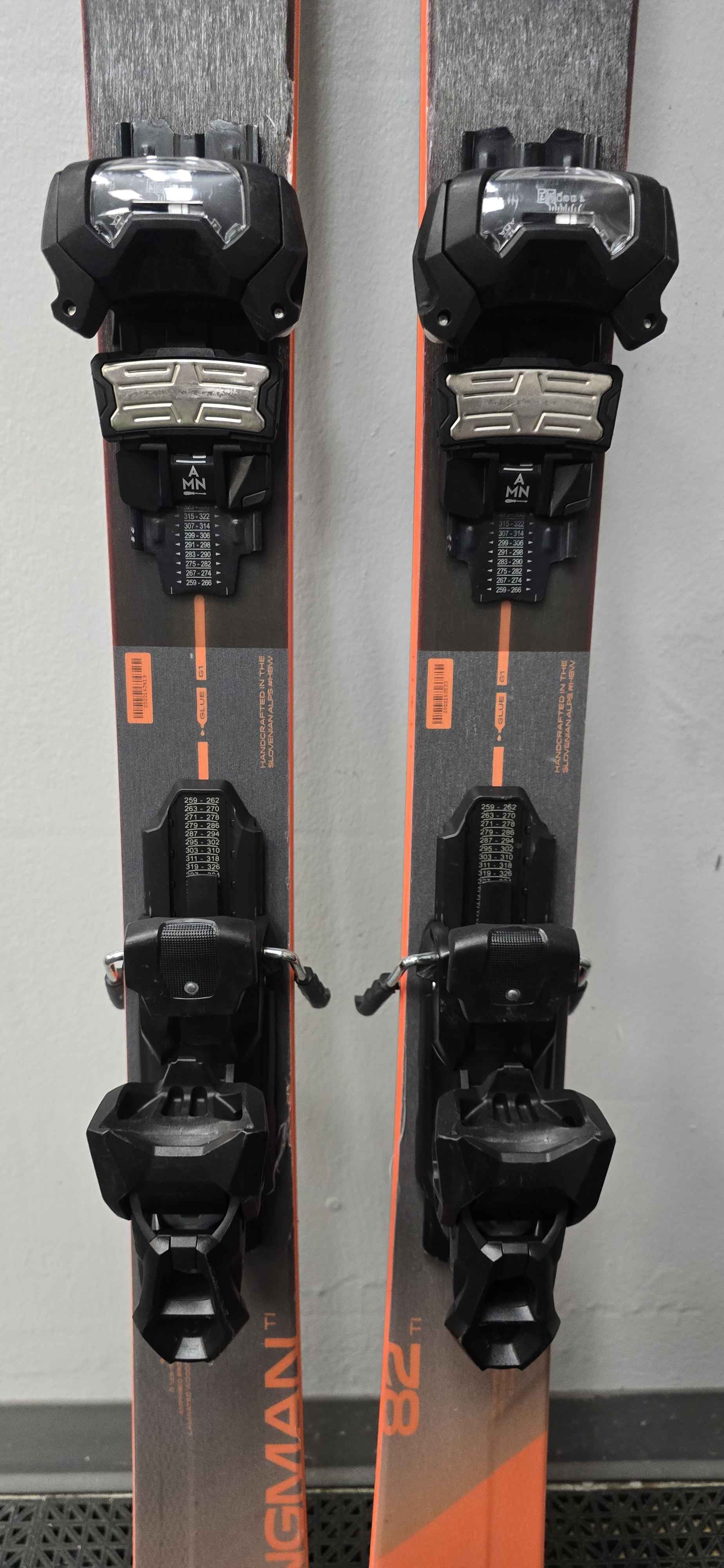 Used 2023 Elan Wingman 82 Ti 166cm W/ Elan Attack 14 Adjustable bindings