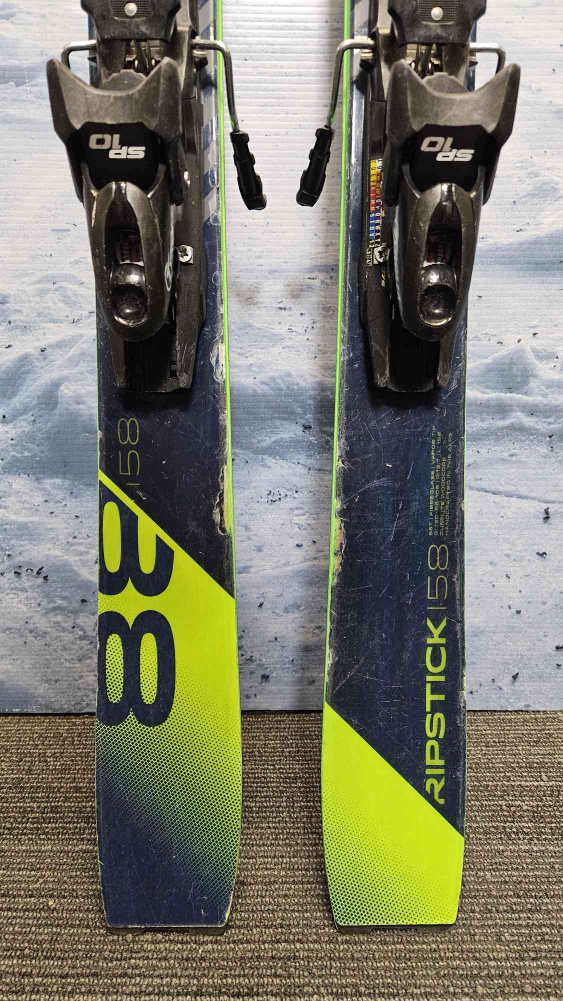 Used 2020 Elan Ripstick 88 158CM Skis w/ Tyrolia SP 10 bindings