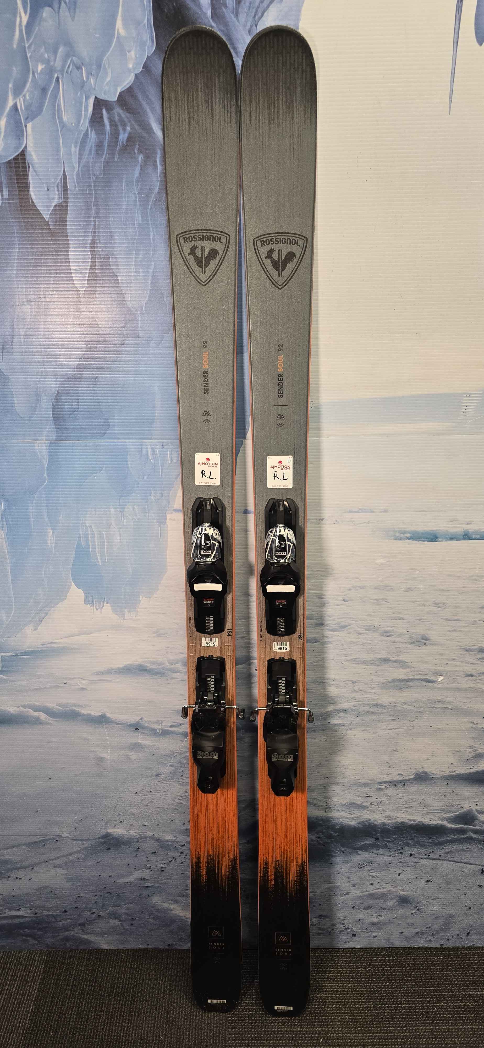 Lightly Used Rossignol Sender Soul 92 184cm w/ Look Xpress 11 GW Adjustable Bindings