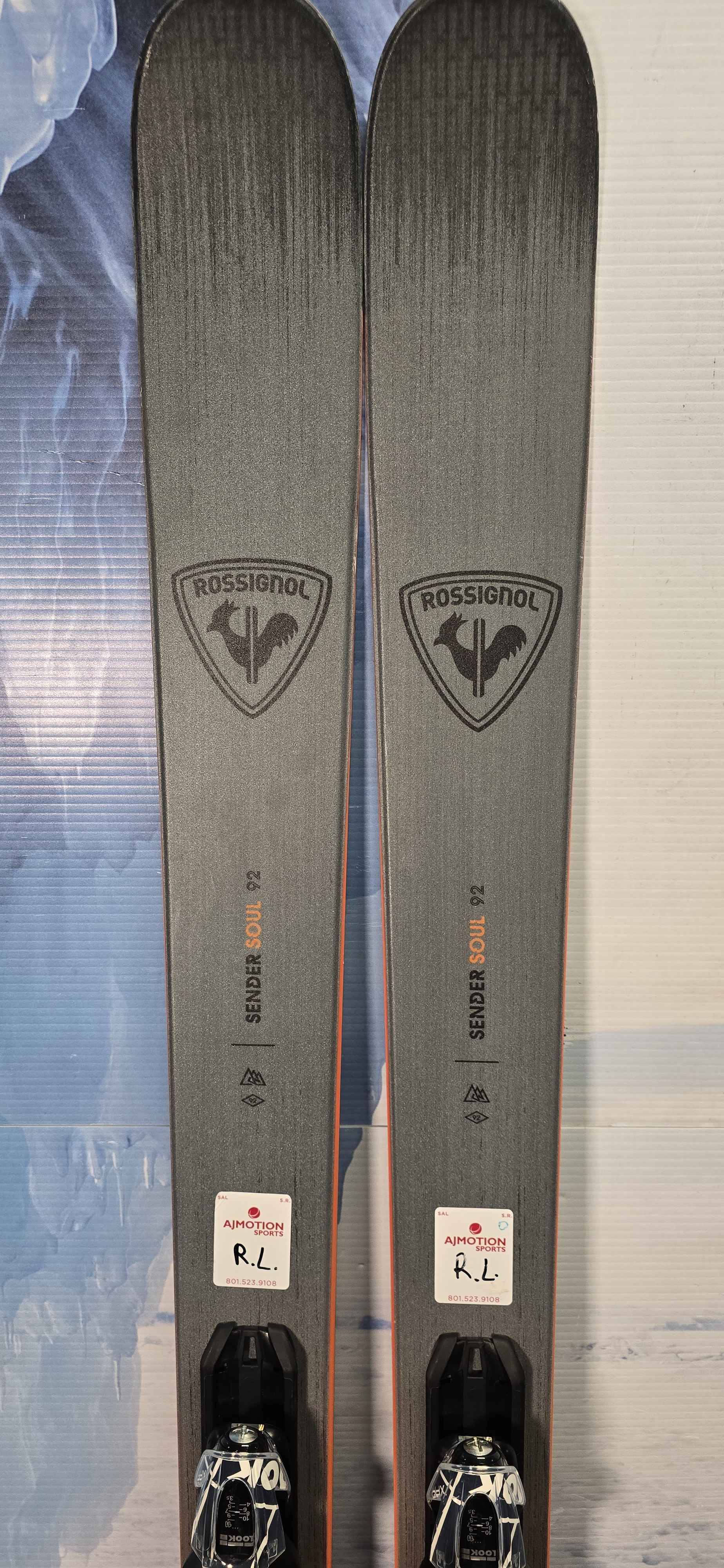 Lightly Used Rossignol Sender Soul 92 184cm w/ Look Xpress 11 GW Adjustable Bindings