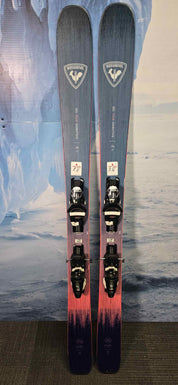 Lightly Used Rossignol Rallybird Soul 102 164cm Skis w/ Look NX 12 Bindings