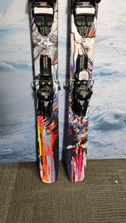 Used Atomic Bent 100 Skis - 165cm w/ Atomic Strive 11 Demo Binding