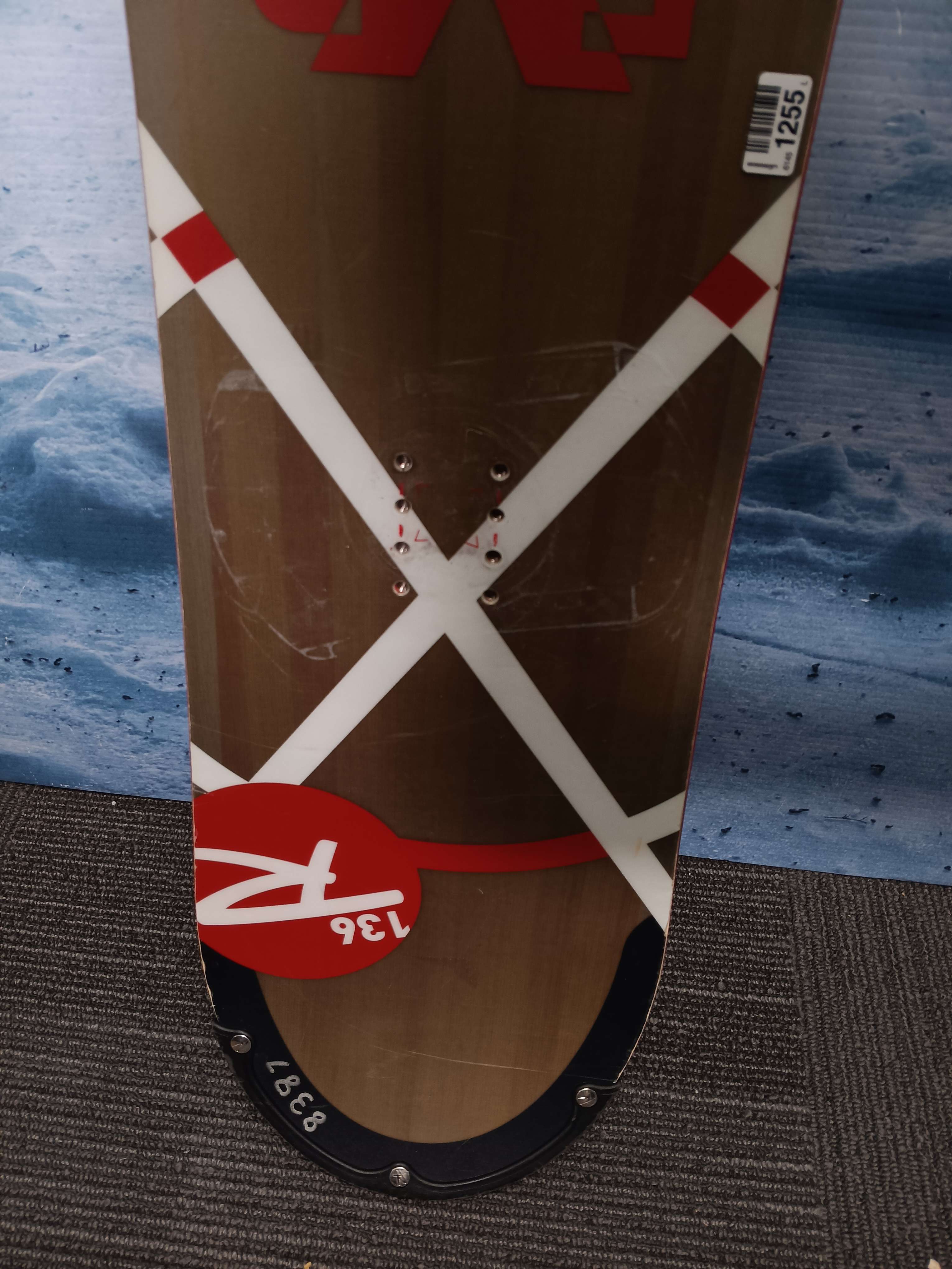 Heavily Used Rossingnol EXP W 136cm Snowboard