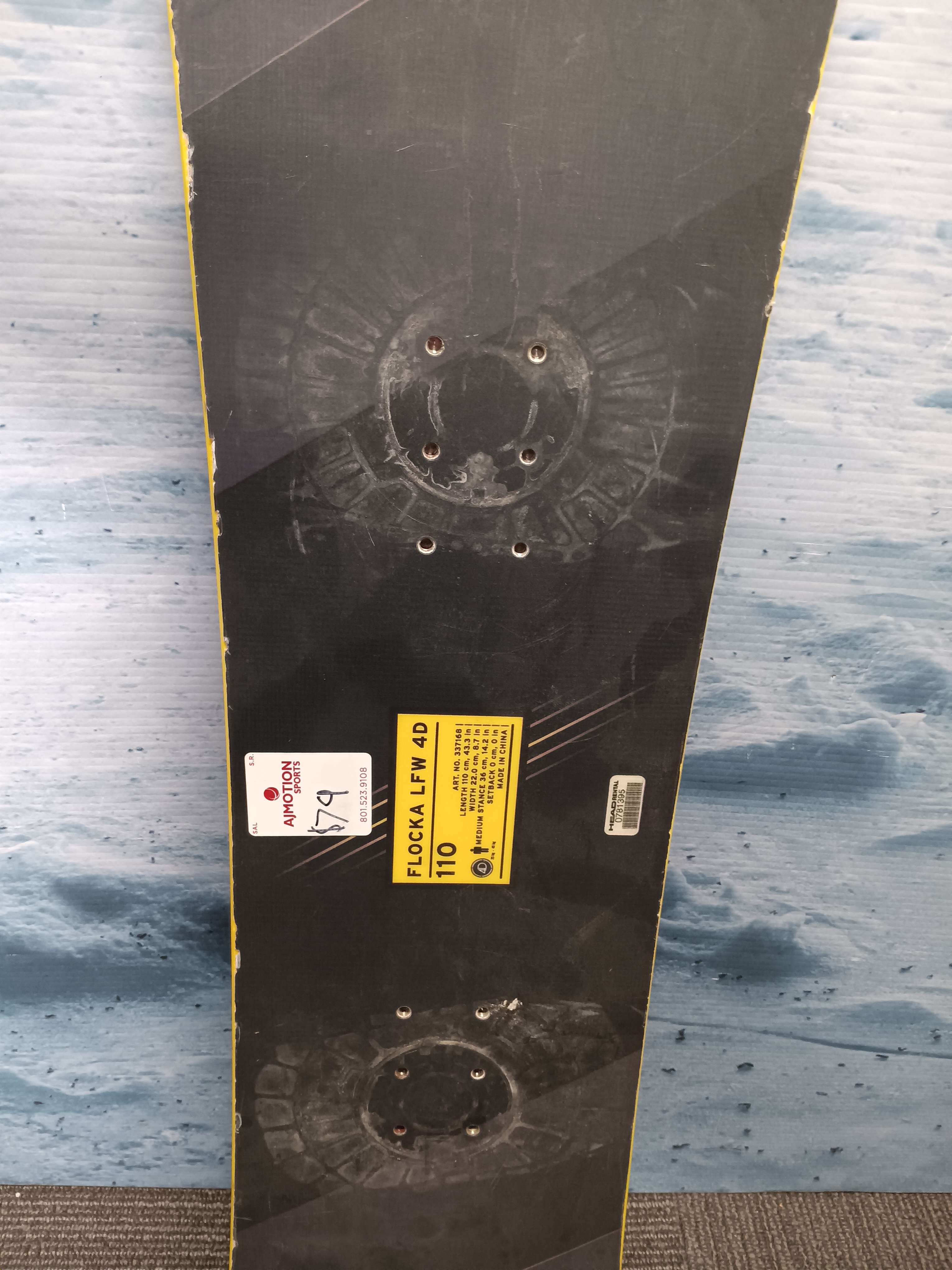 Heavily Used Head Focka LFW 4D 110cm Kids Snowboard