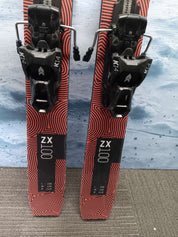 Used Kastle ZX100 2024 Skis 168cm w/ Tyrolia Attack 14 Demo Bindings