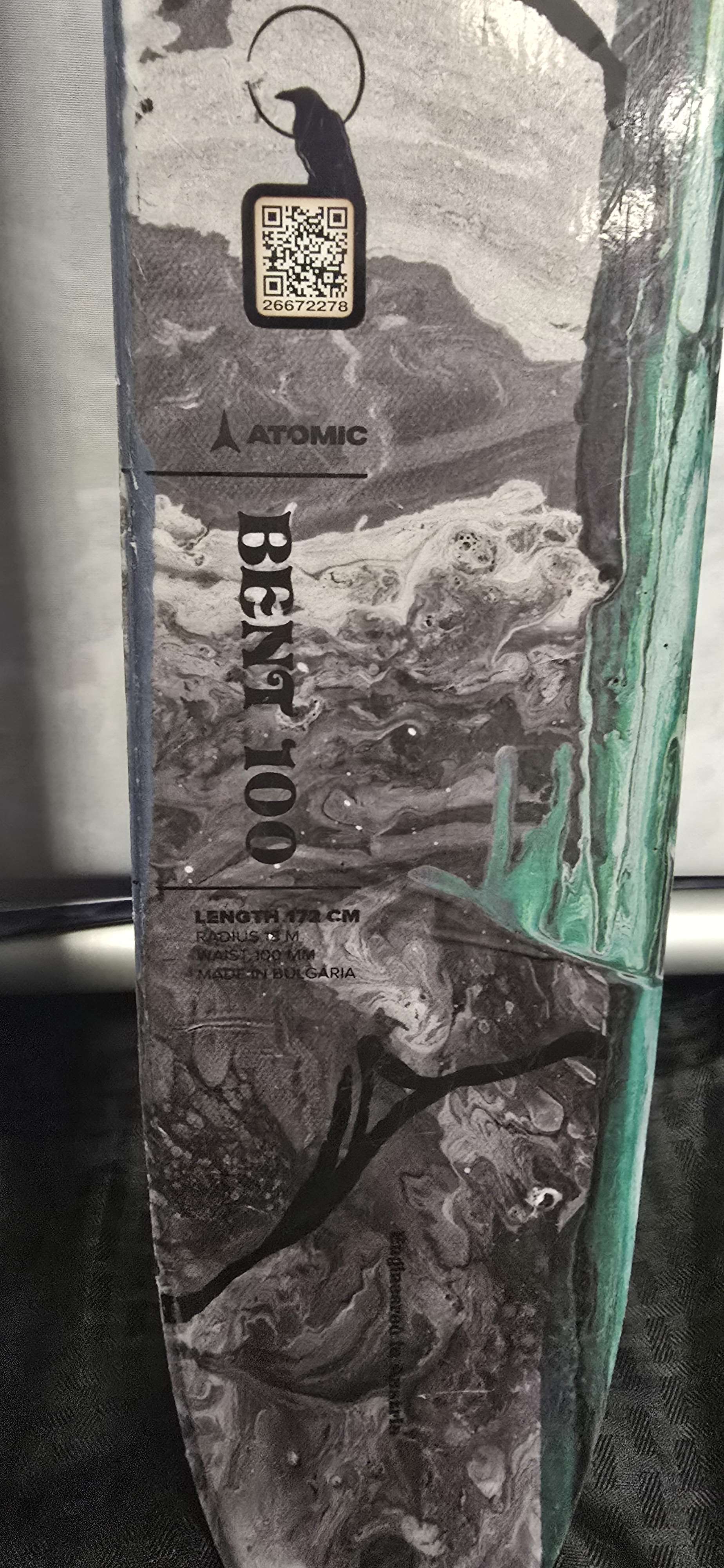 Used Atomic Bent Chetler 100 172cm w/ Strive 11 Demo Bindings