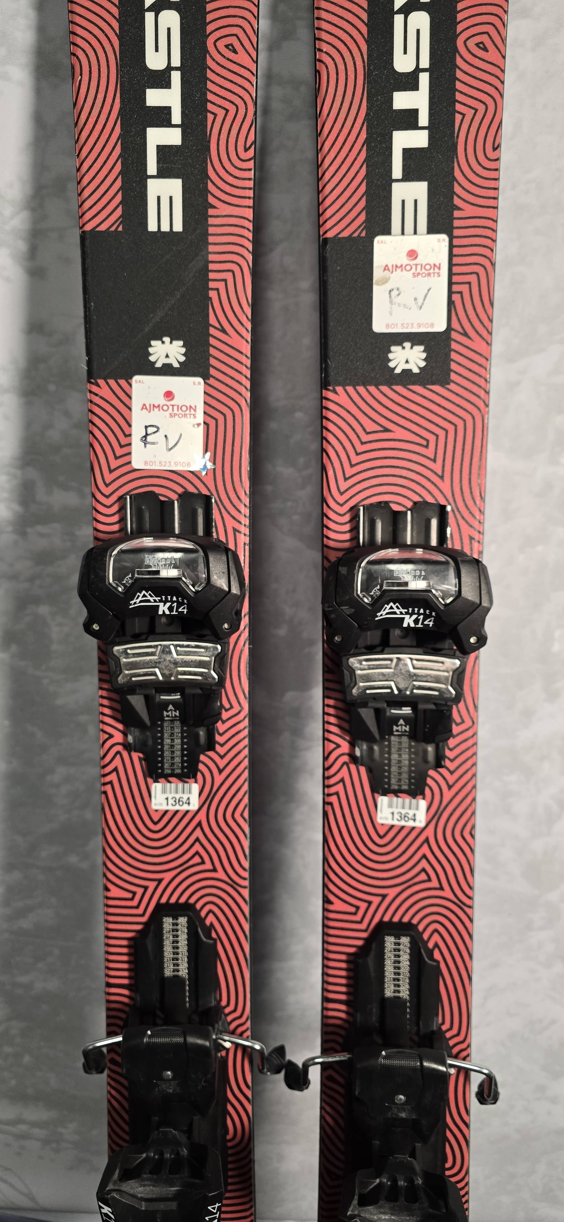 Used 2024 Kastle ZX100 175cm W/ Kastle Attack K14 Adjustable bindings