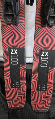 Used 2024 Kastle ZX100 175cm W/ Kastle Attack K14 Adjustable bindings