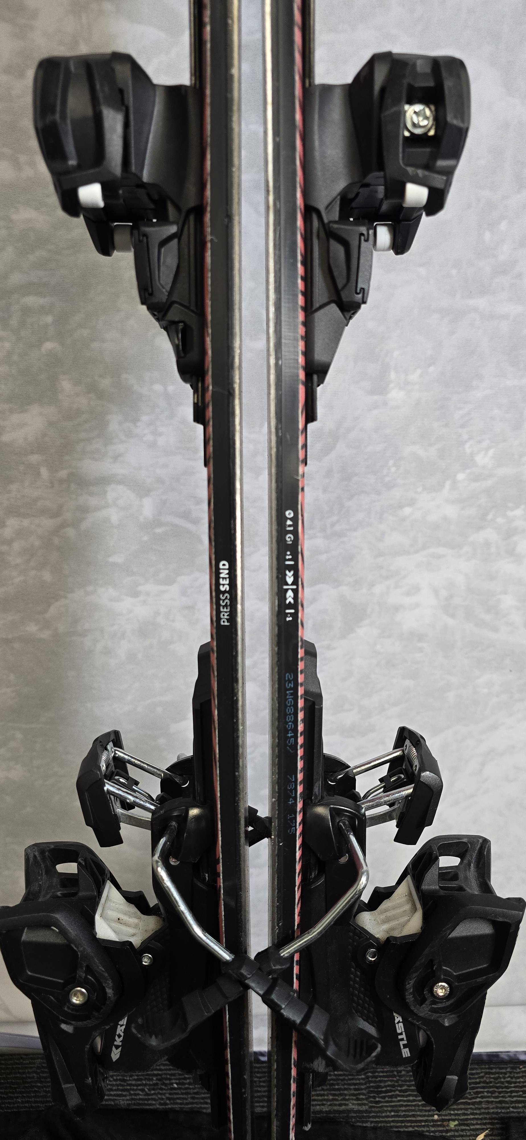Used 2024 Kastle ZX100 175cm W/ Kastle Attack K14 Adjustable bindings