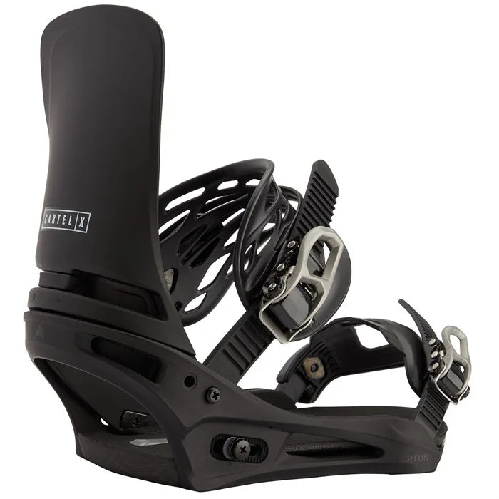 Burton Men's Cartel X Re:Flex Snowboard Bindings Black / Small