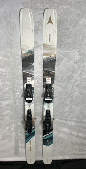 Lightly used 2025 Women's Atomic Maven 103 CTI Skis -162cm w/ Salomon Strive 11 Demo Binding