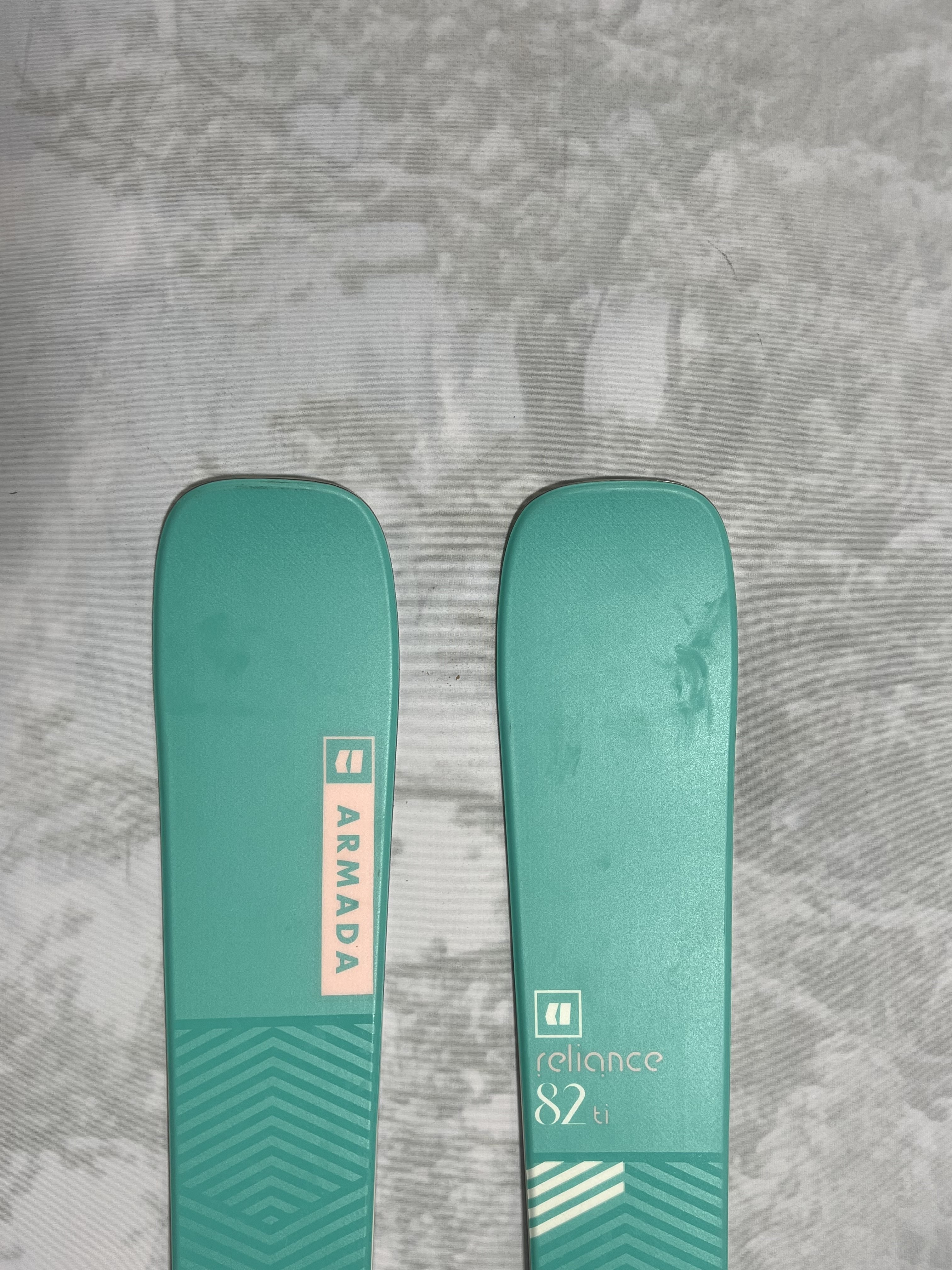 Lightly Used 2025 Armada Reliance 82 TI Skis 150cm w/ Aramda Strive 11 GW Binding