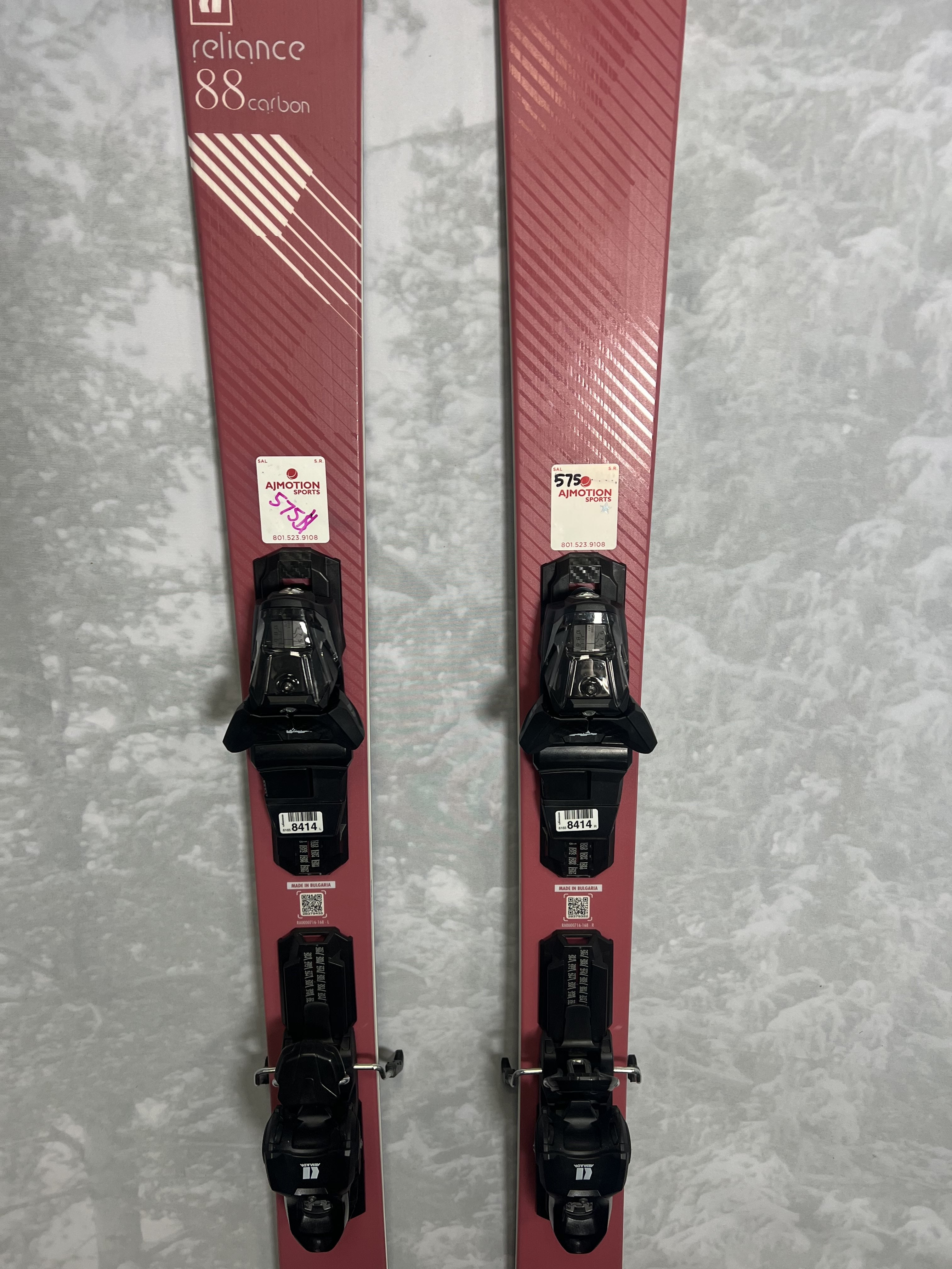 Lightly Used 2025 Armada Reliance 88 C Skis 168cm w/ Atomic 10 GW Binding