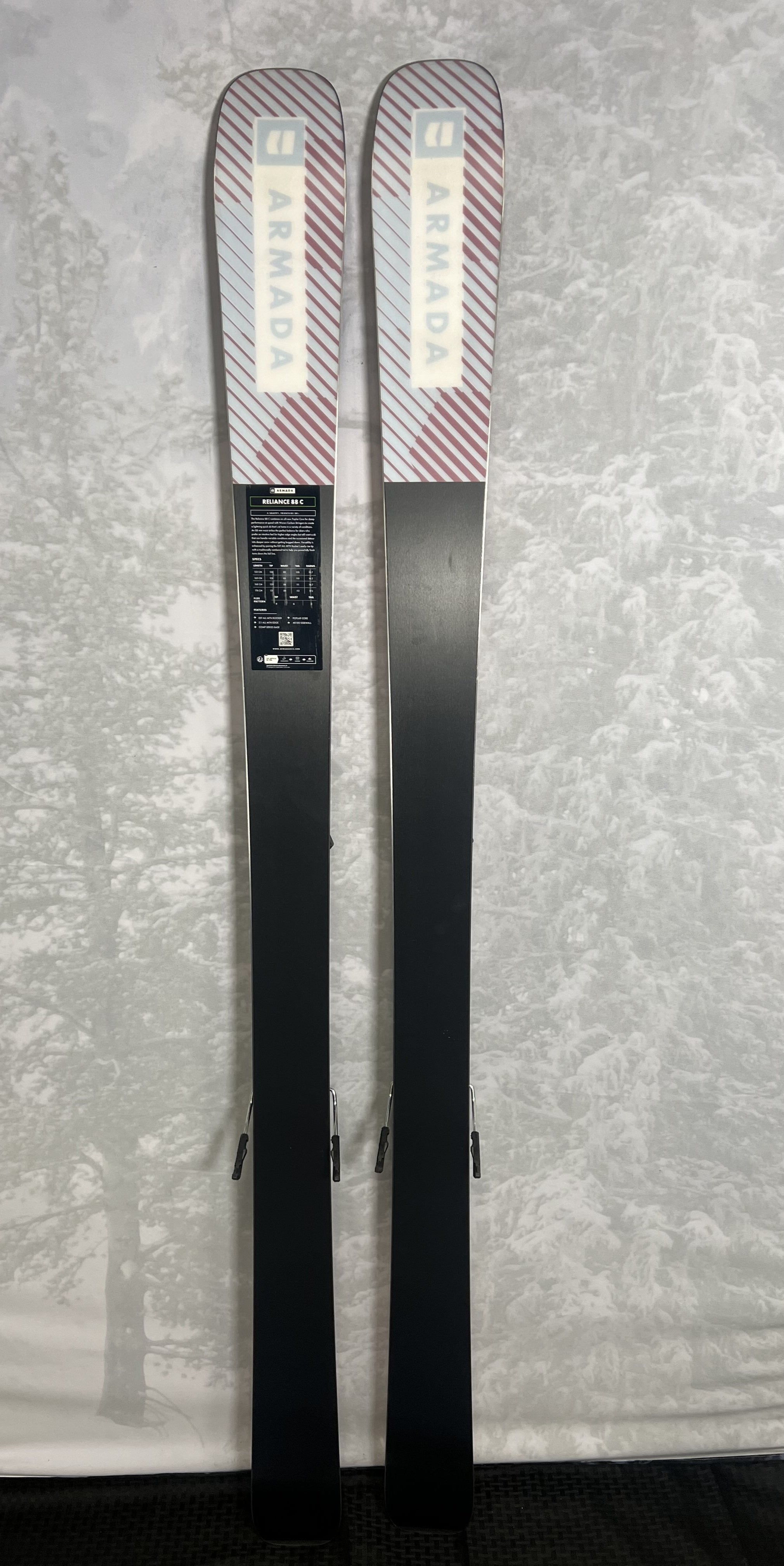 Lightly Used 2025 Armada Reliance 88 C Skis 168cm w/ Atomic 10 GW Binding