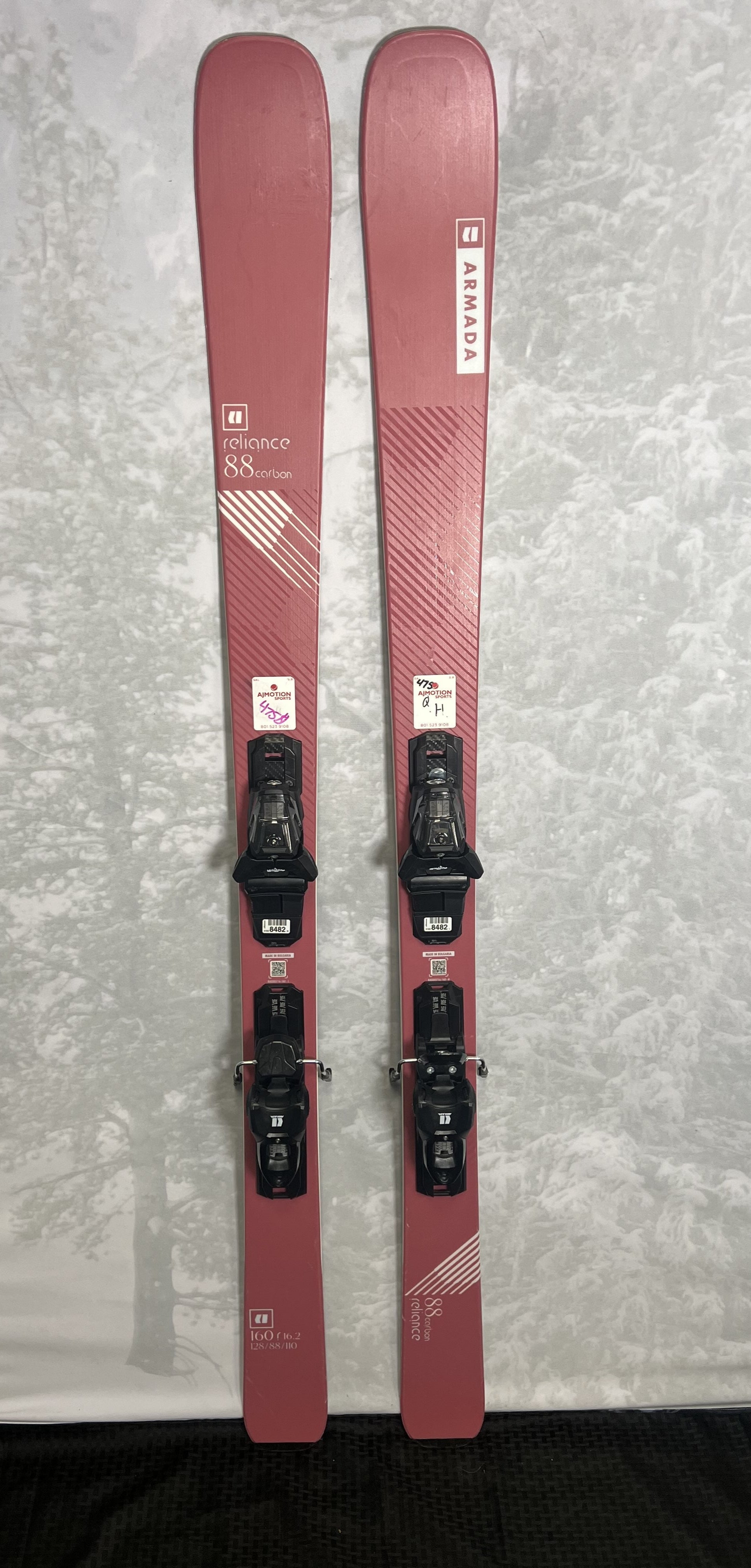 Lightly Used 2025 Armada Reliance 88 C Skis 160cm w/ Atomic 10 GW Binding