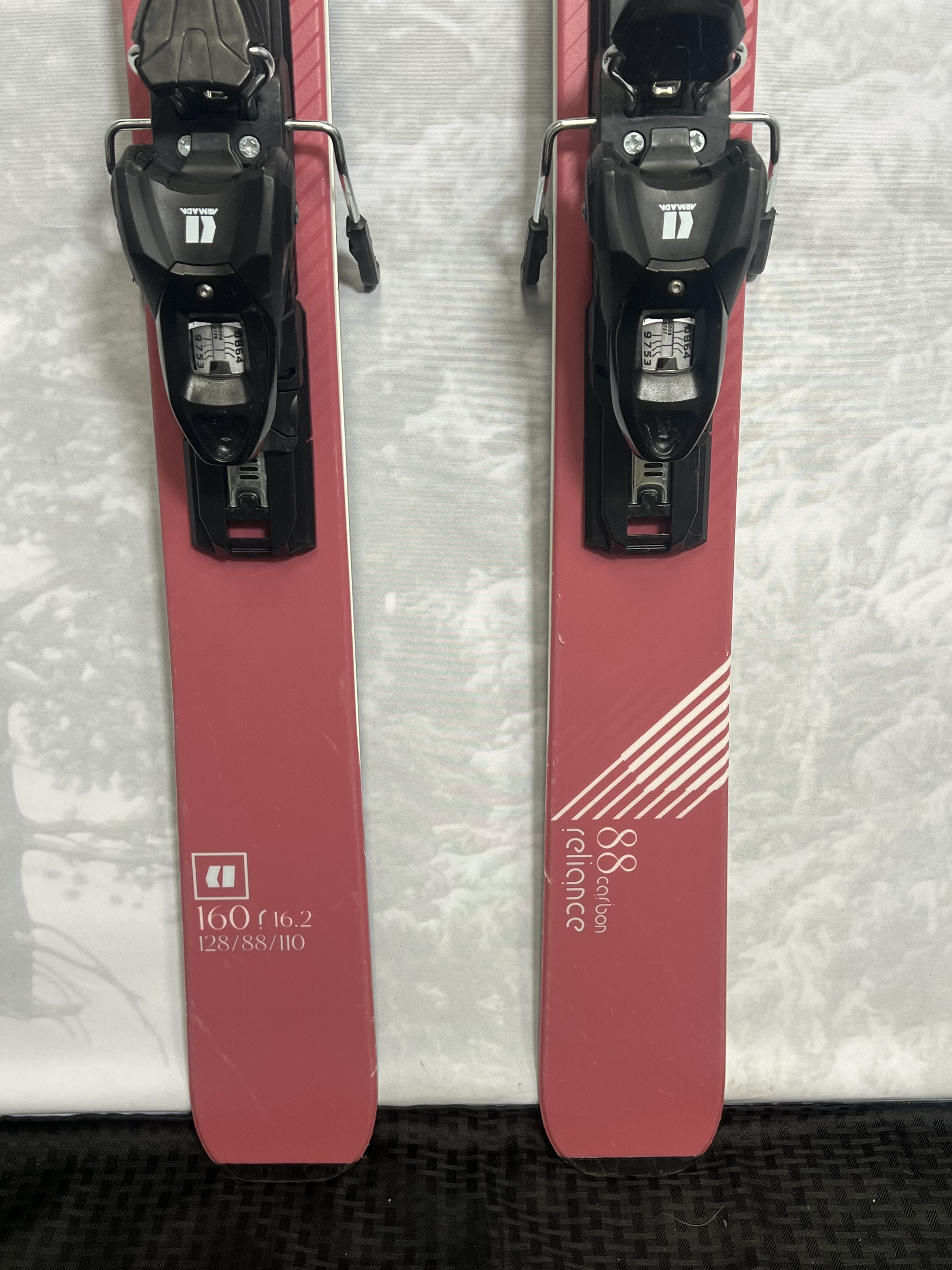 Lightly Used 2025 Armada Reliance 88 C Skis 160cm w/ Atomic 10 GW Binding
