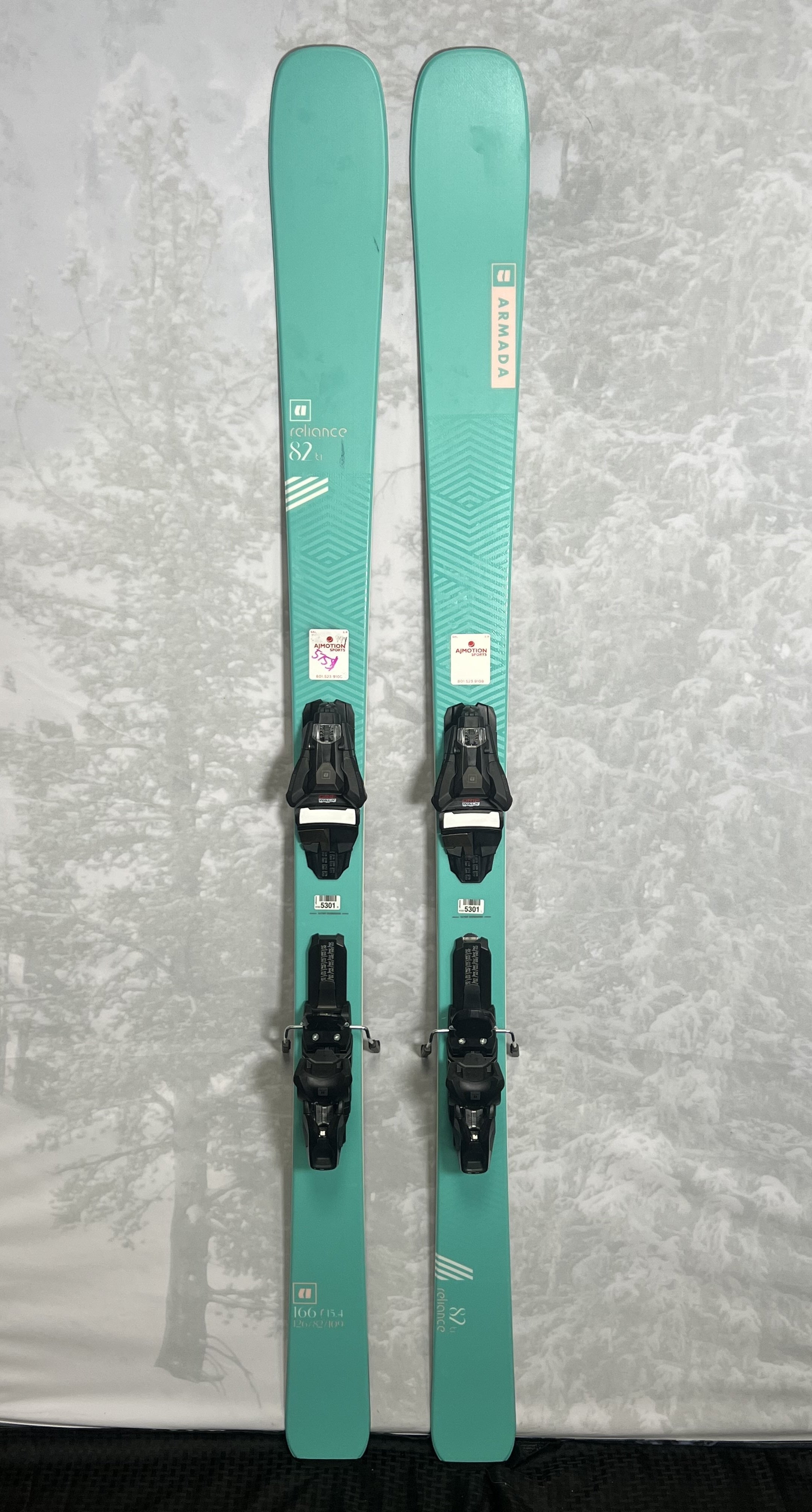 Lightly Used 2025 Armada Reliance 82 TI Skis 166cm w/ Aramda Strive 11 GW Binding