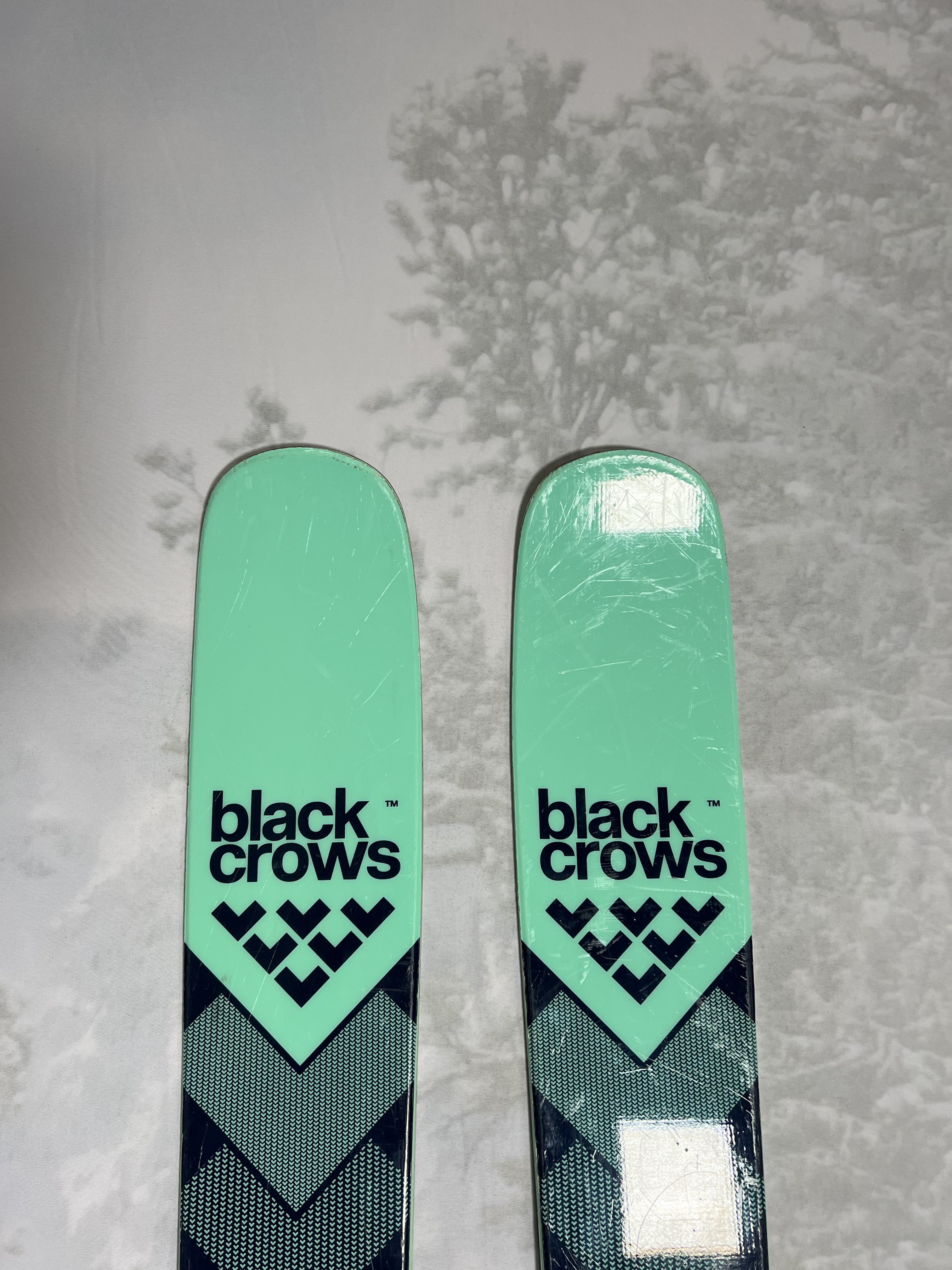 Heavily Used 2025 Black Crow Atris 184cm Ski w/ Tyrolia Attack LYT 13 GW Bindings