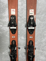 Lightly Used 2025 Blizzard Rustler 9 skis- 162cm w/ Salomon Strive 13 Binding