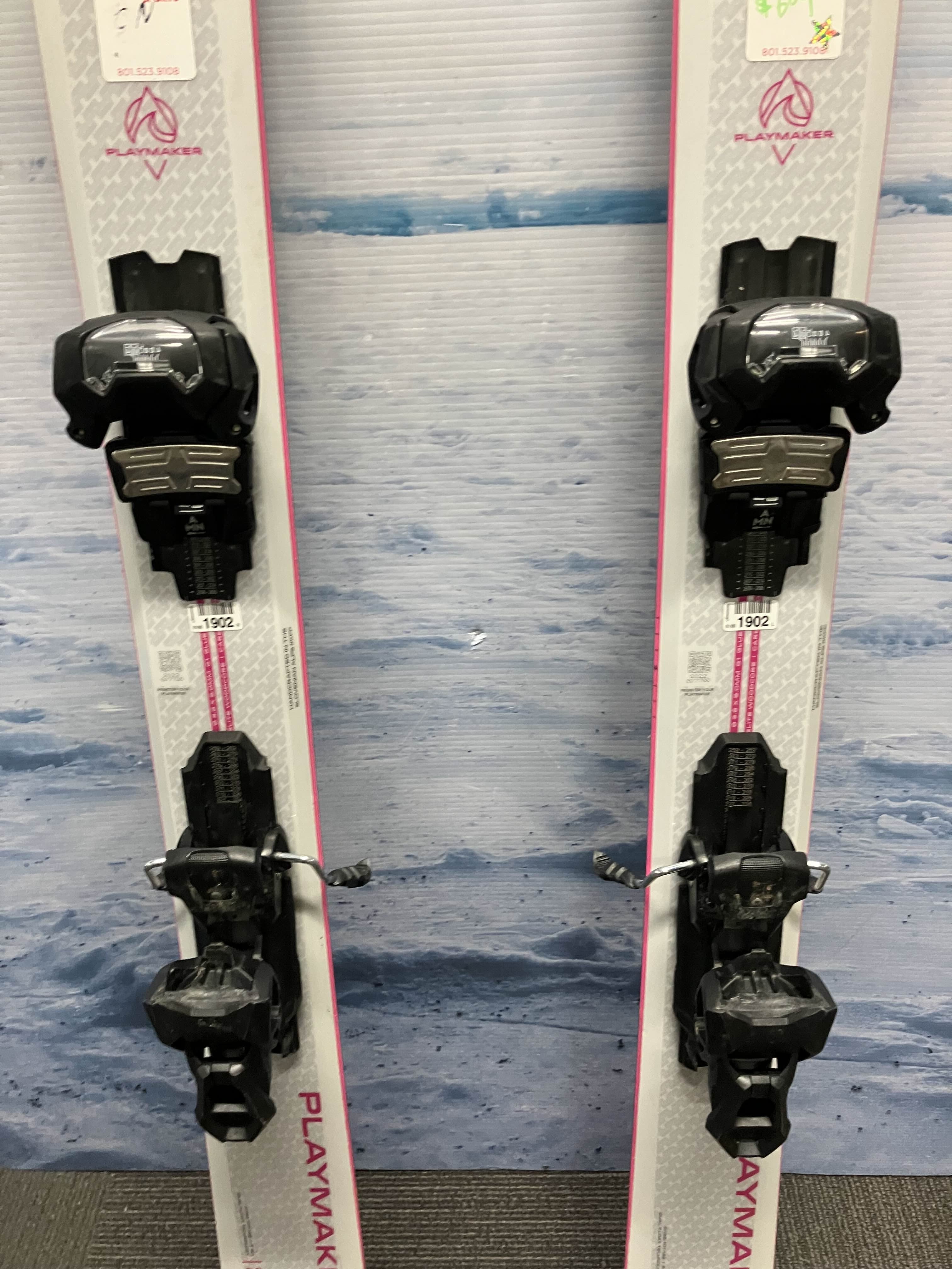 Used Elan Playmaker 101 188cm Skis w/ Tyrolla Attack 14 Demo Binding
