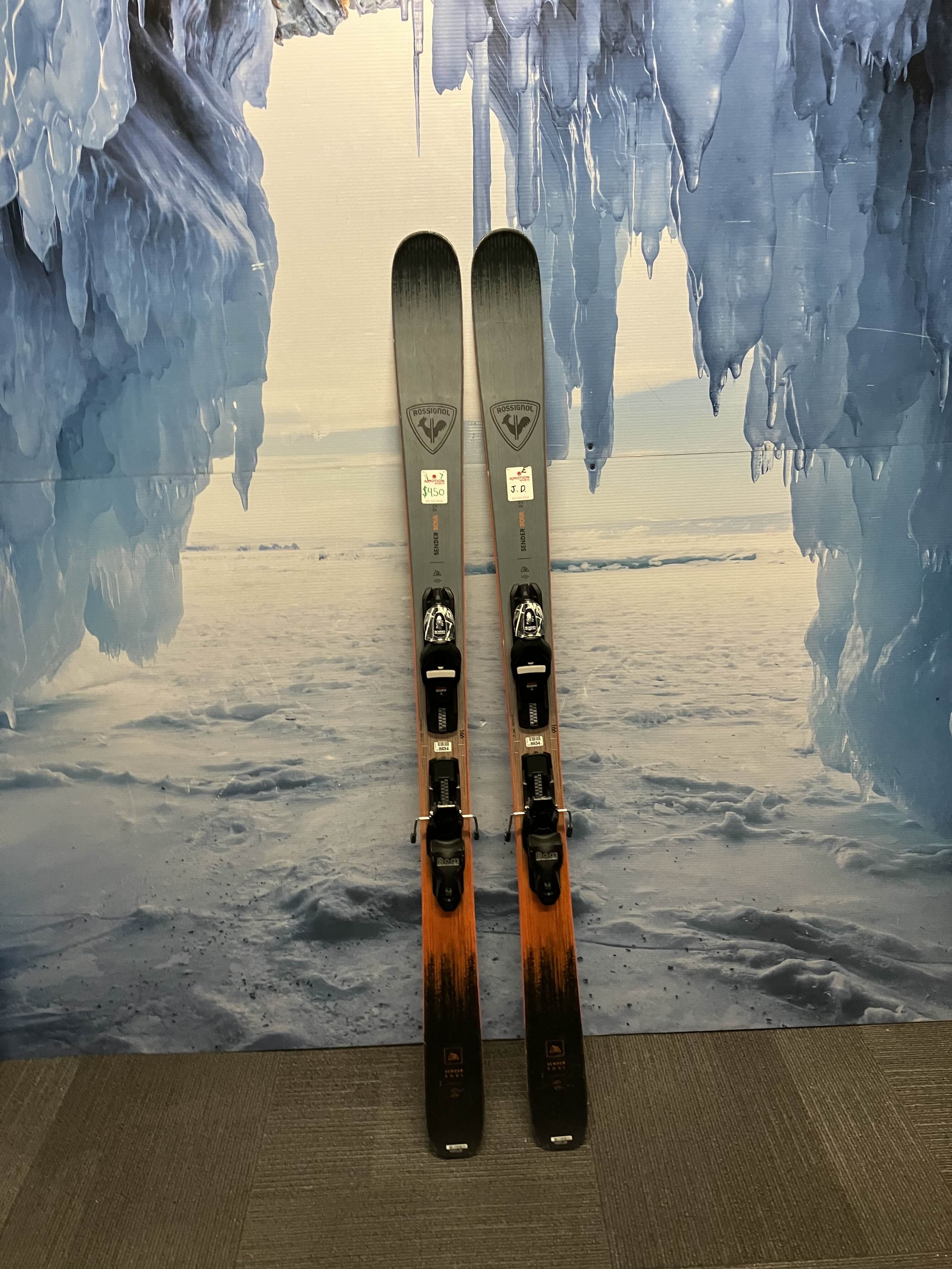 Used Rossignol Sender Soul 92 166cm Skis w/ Look Xpress Bindings