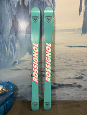 Used Rossignol Super Blackops 98 162cm Skis w/ Look Nx 12 Demo Bindings