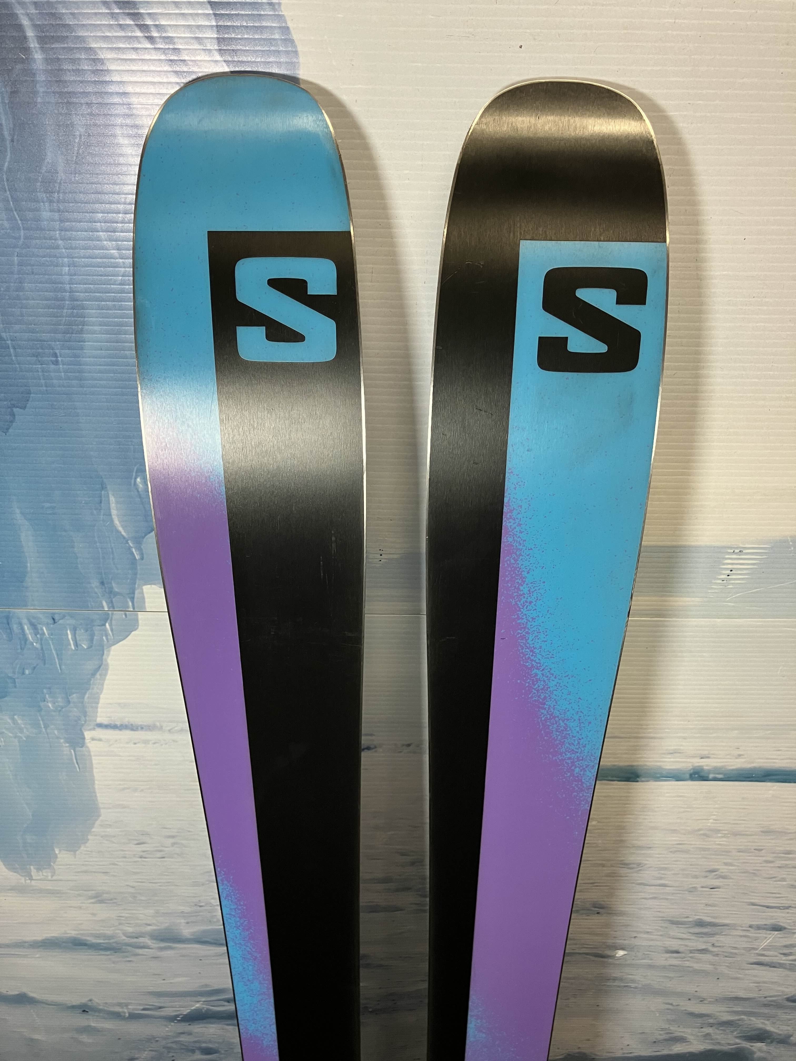 Used Salomon QST Echo Skis - 165cm w/ Salomon Strive 13 Demo Binding