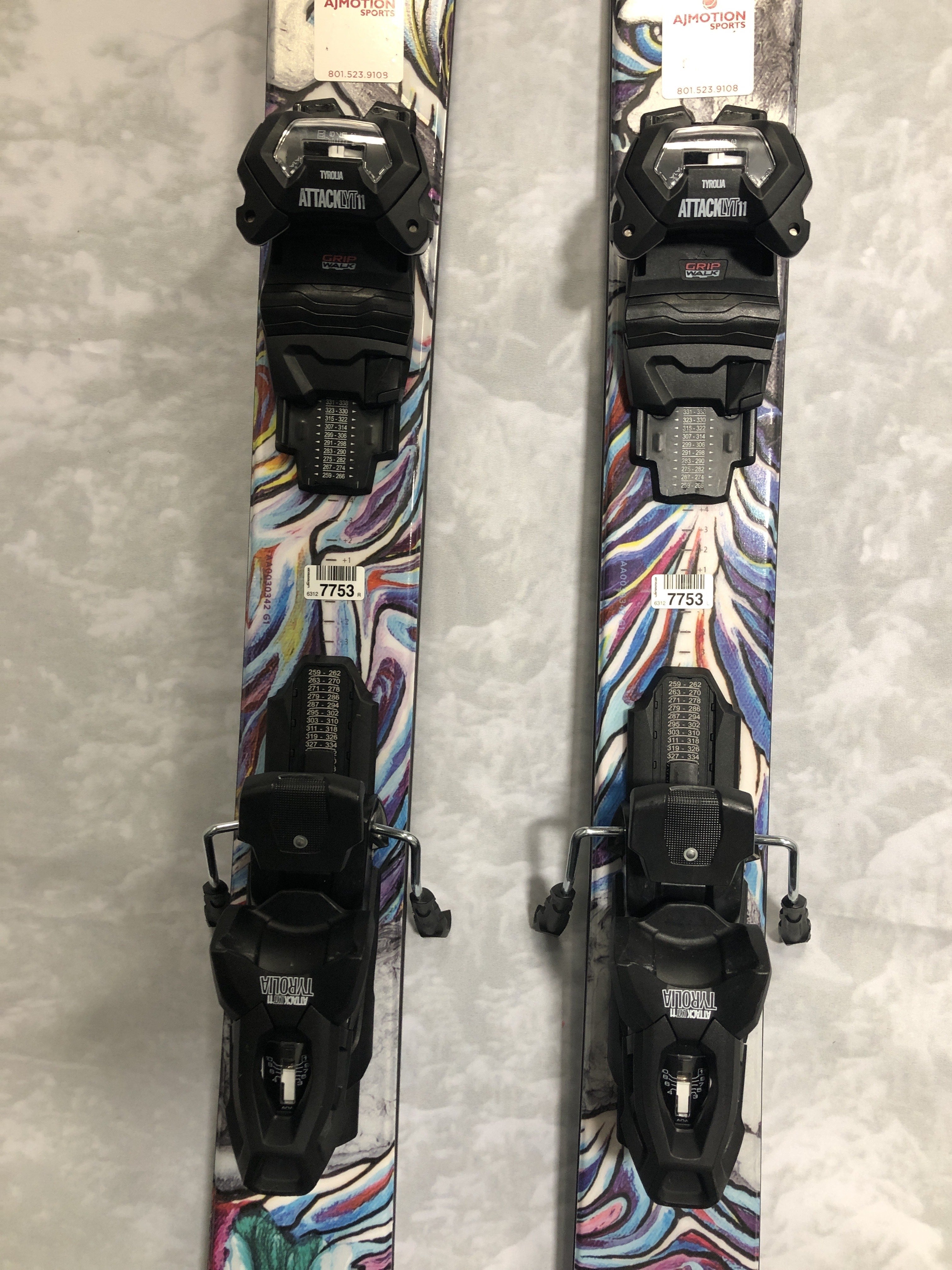 Lightly Used 2025 Atomic Bent Chetler 90 Skis - 166cm w/ Tyrolia Attack LYT 11 GW binding.