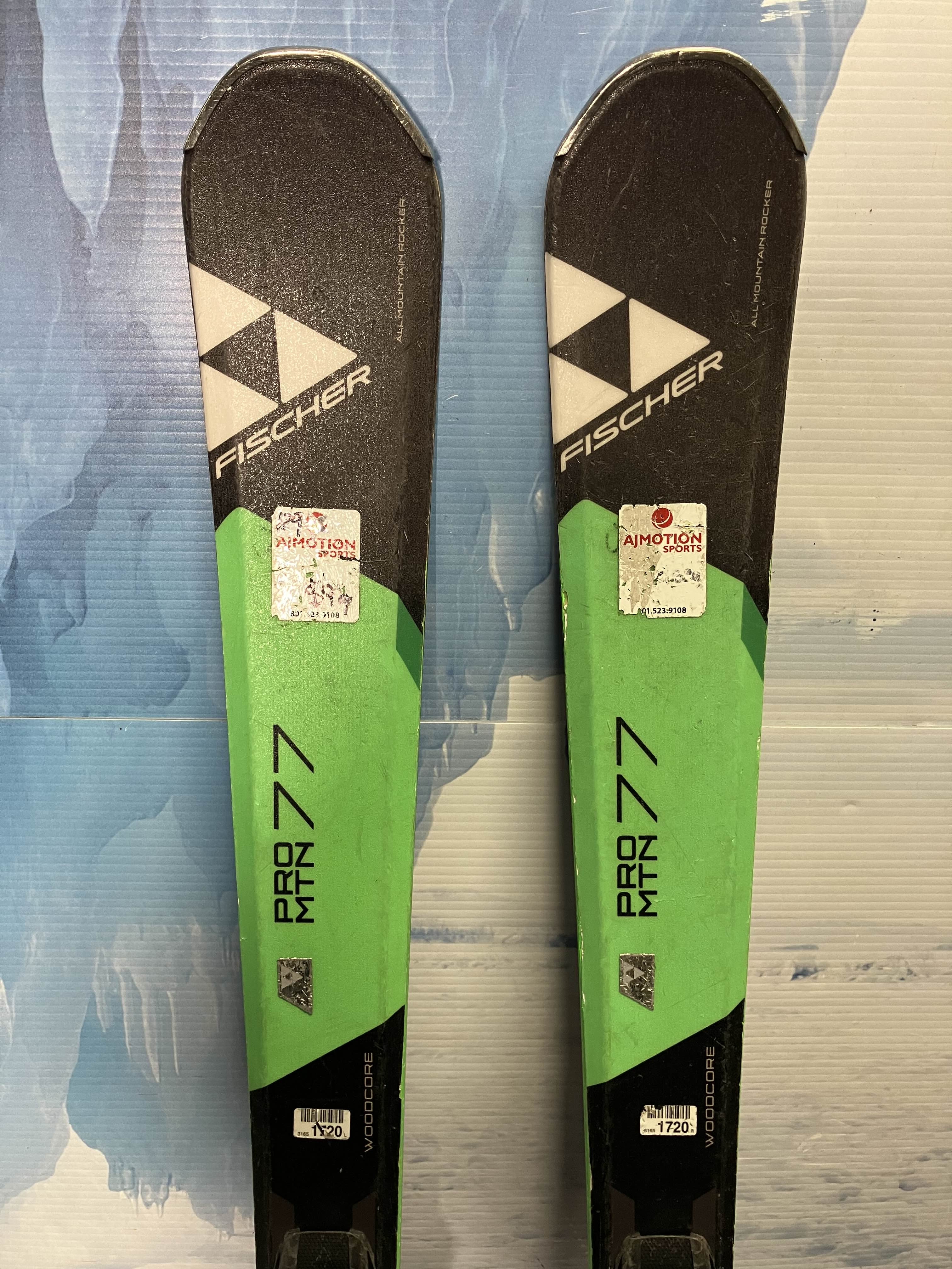 Used Fischer Pro MTN 77 Ski 157cm w/ Fischer 11 RS Bindings