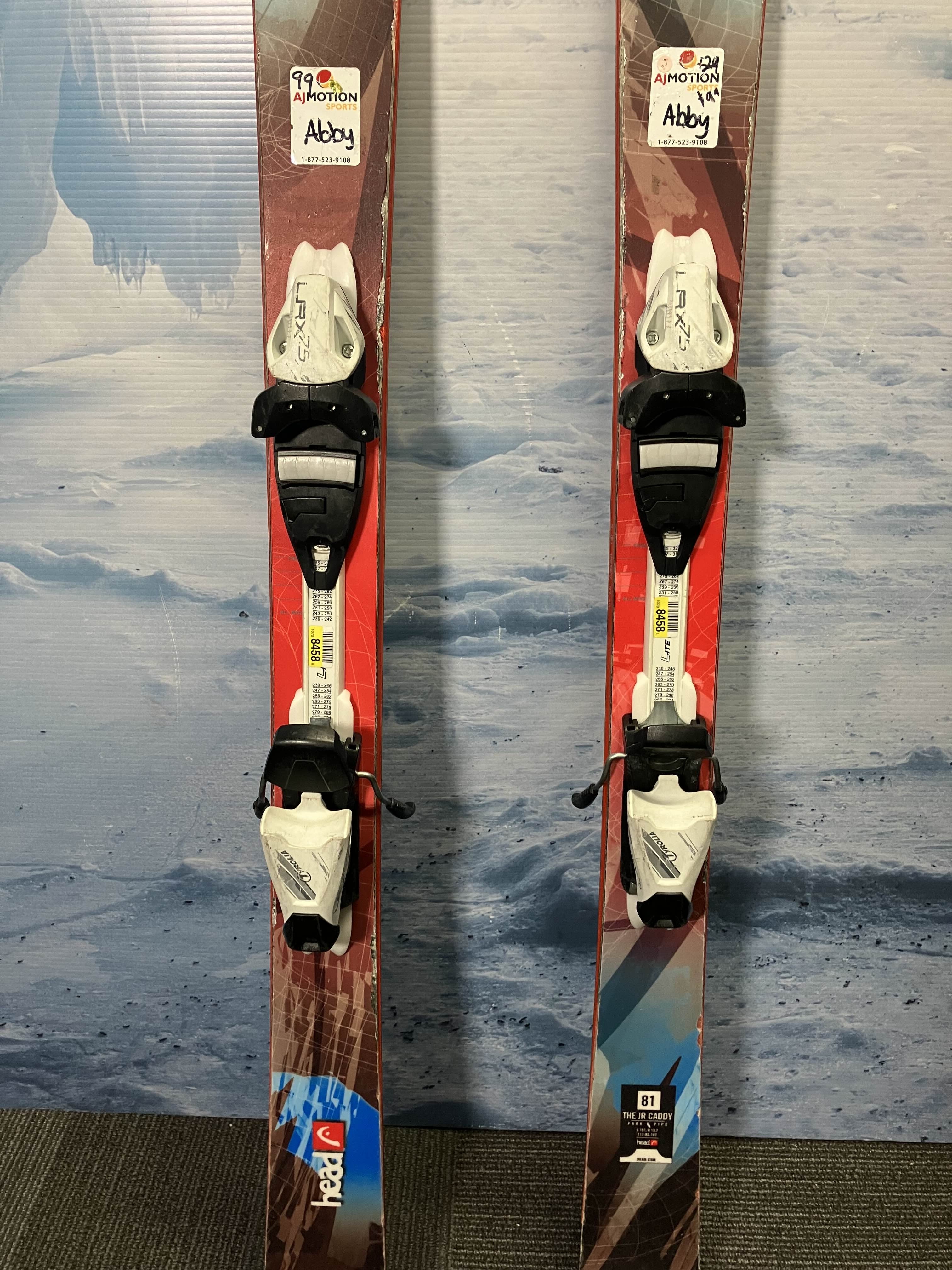 Used Head Junior Caddy 81 MM - 151 CM w/ Tyrolia LRX 7.5 Bindings