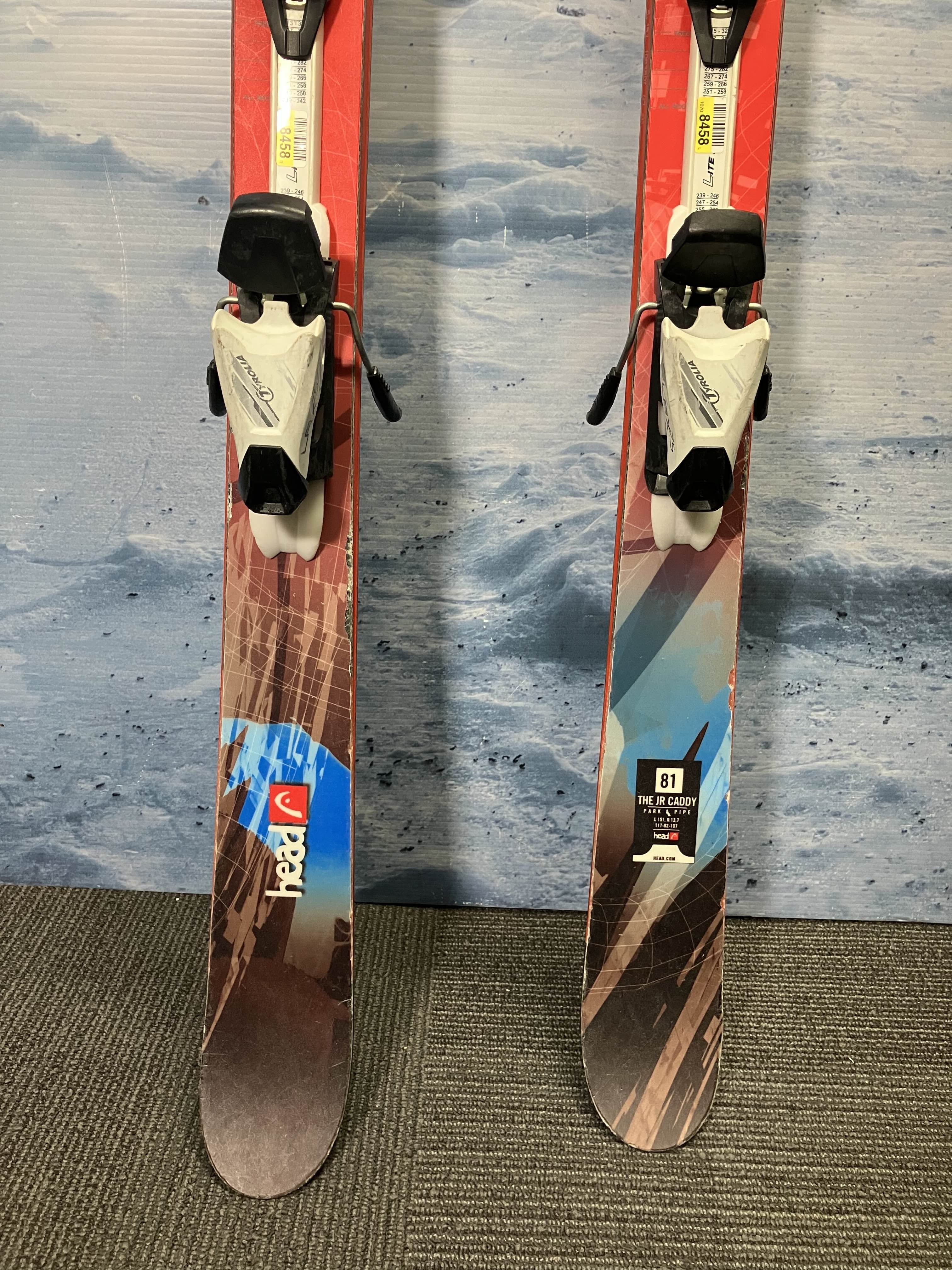 Used Head Junior Caddy 81 MM - 151 CM w/ Tyrolia LRX 7.5 Bindings