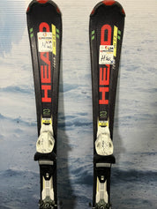 Used Head Supershape Team w/ Tyrolia 4.5 Demo Bindings - 107 CM 66 MM