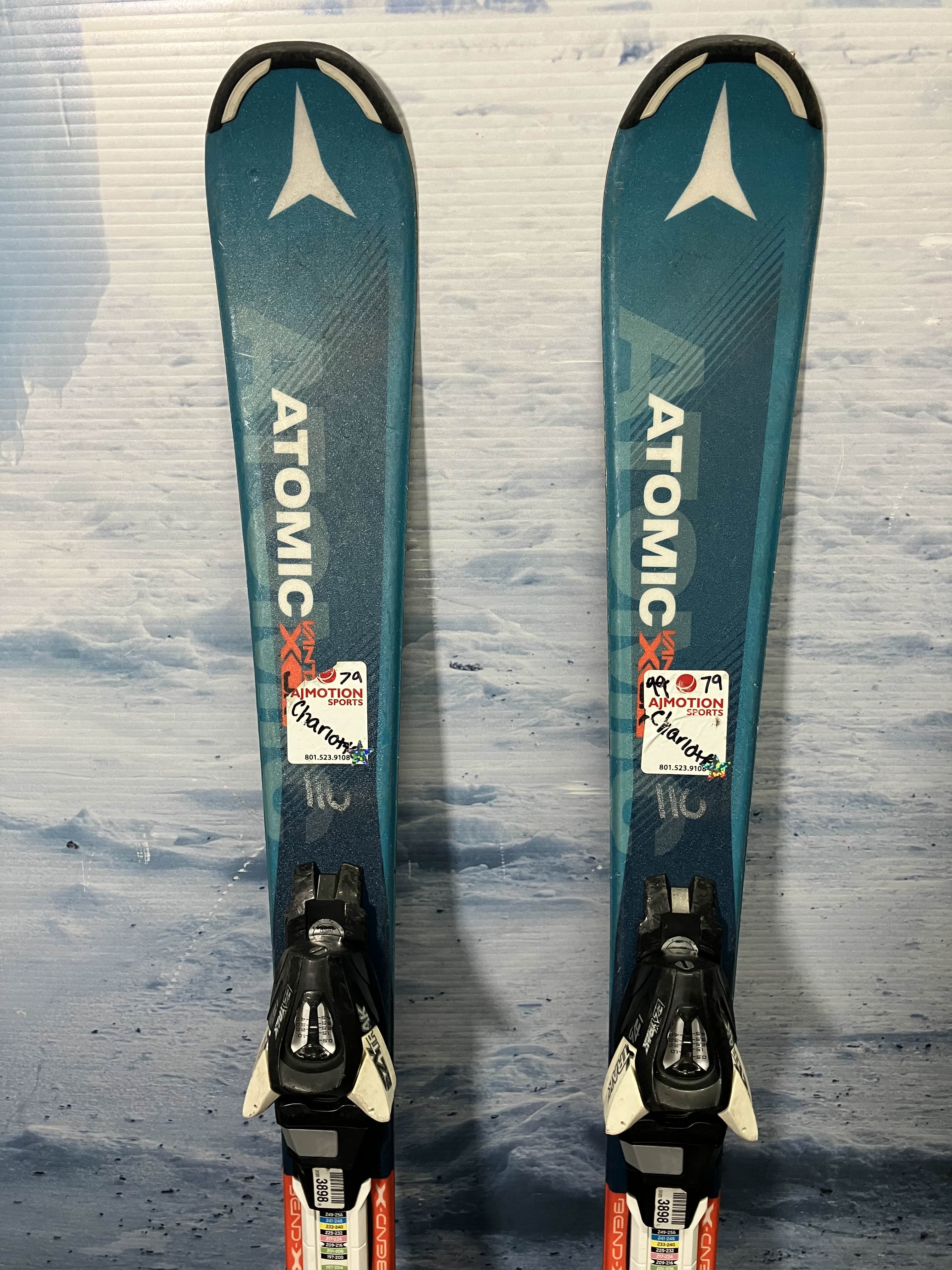 Used Atomic Vantage Bend X Jr Ski 110cm w/ Ezy Trak 4.5 Bindings