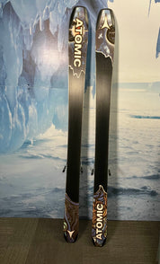 Heavily Used Atomic Bent Chetler 100 180cm Skis w/ Atomic Strive 13 Bindings