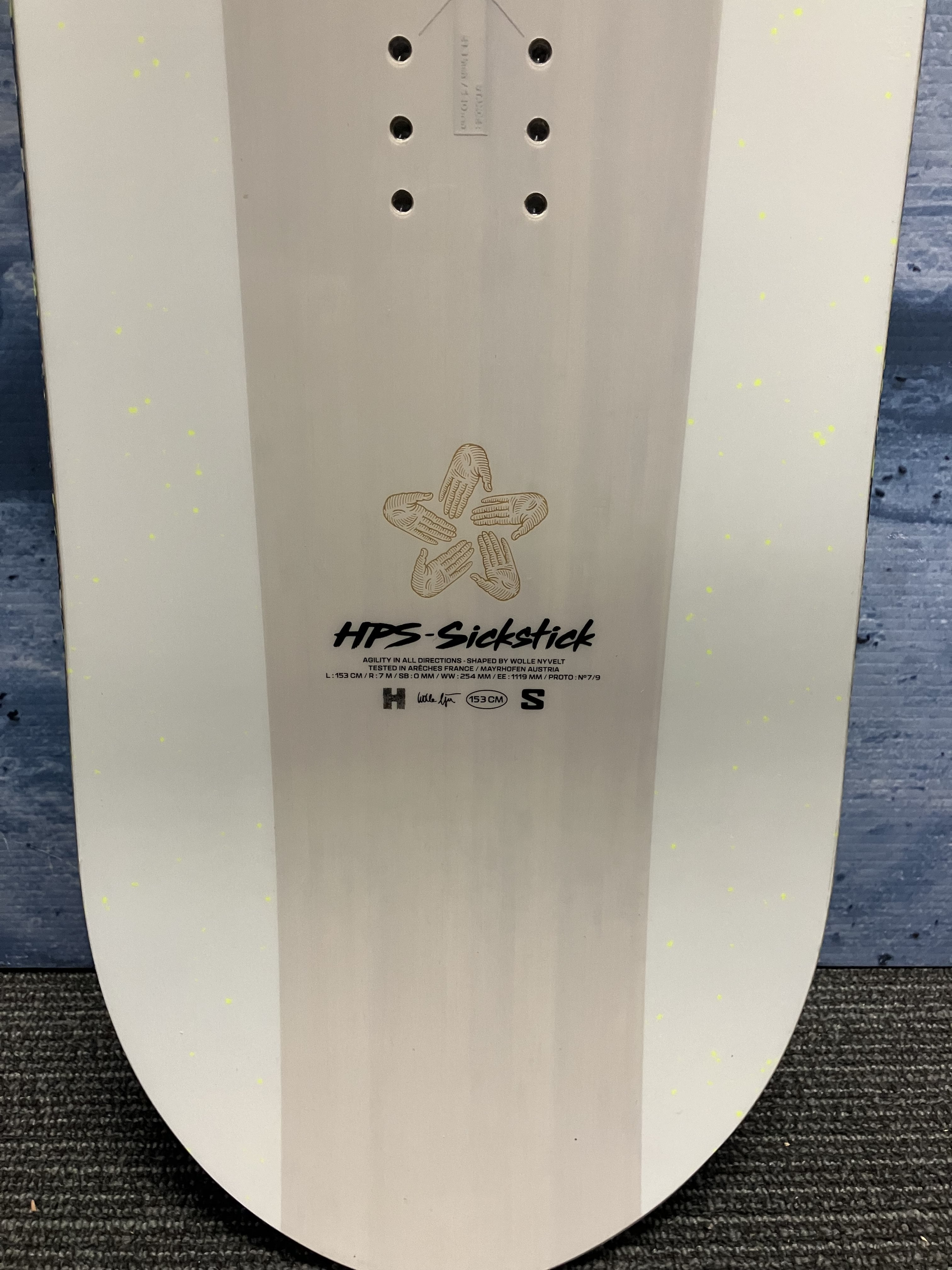Lightly Used Salomon HPS - SickStick 153 CM Snowboard