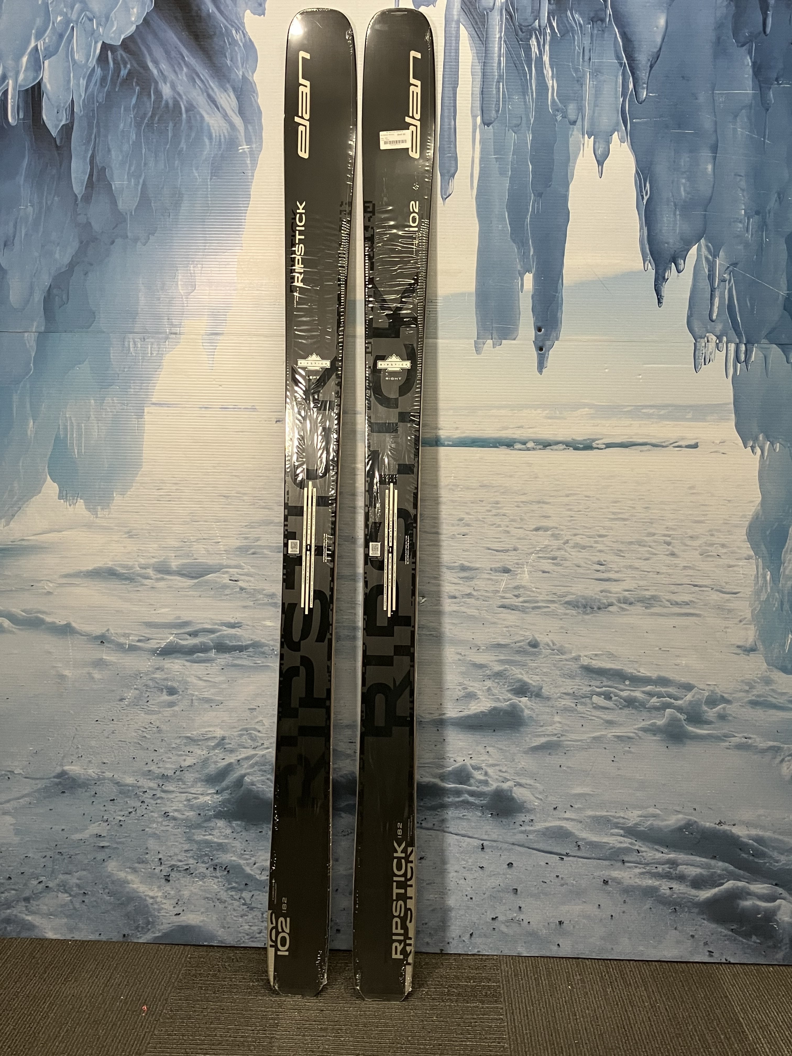 New Elan Ripstick 102 Black Edition Flat 182Cm Skis