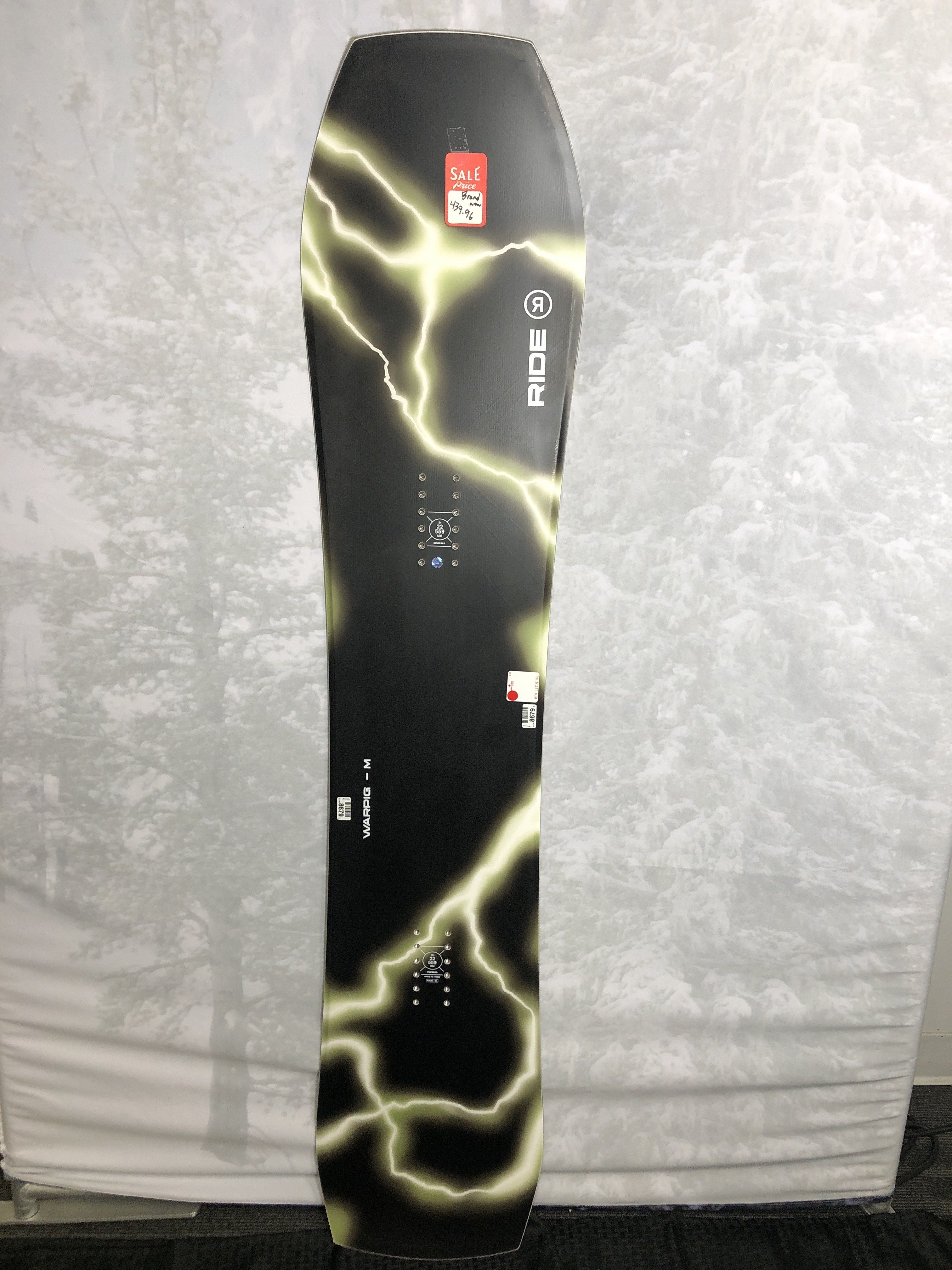 New 2025 Ride Warpig 151CM Snowboard – AJ Motion Sports