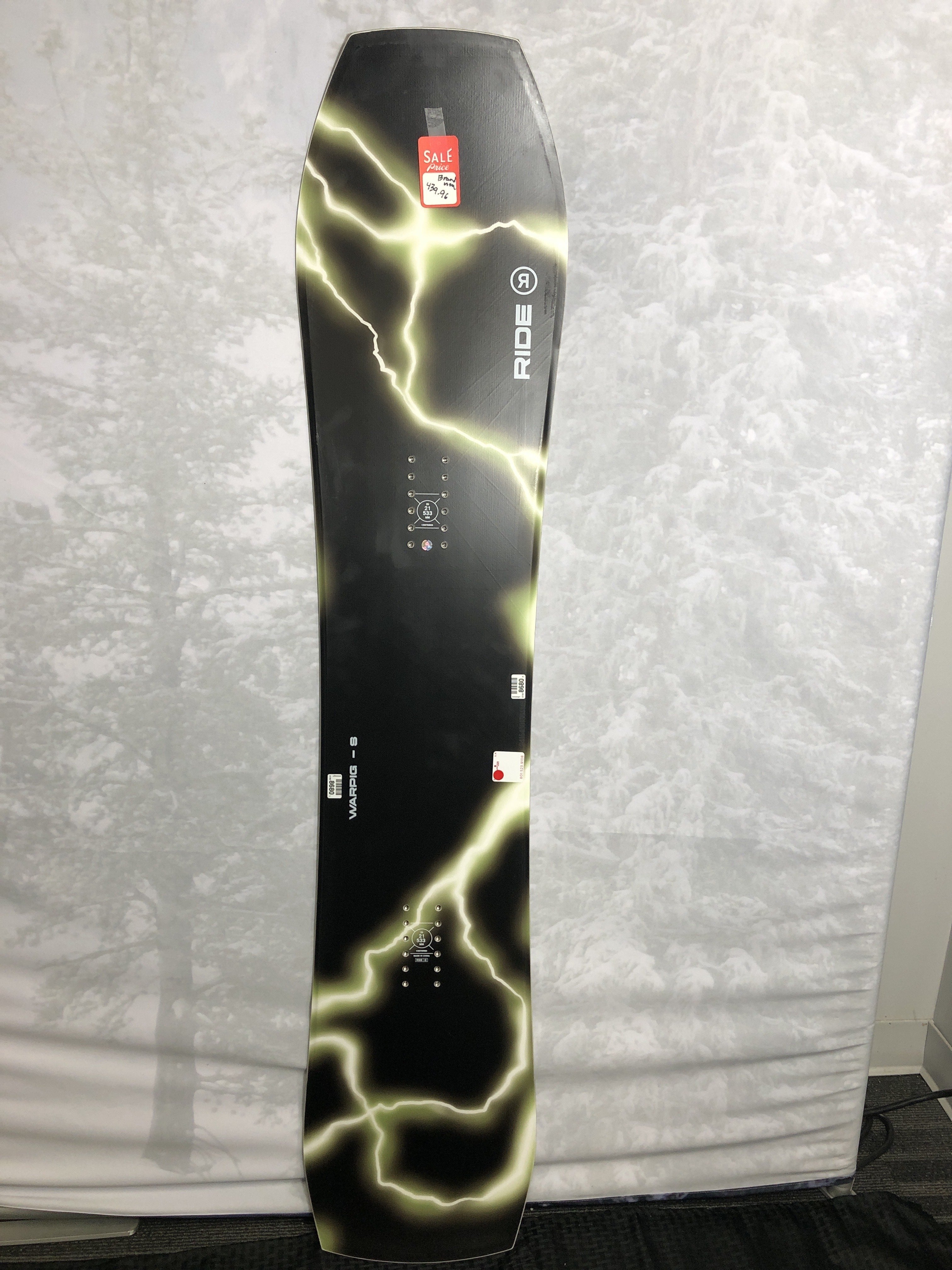 New 2025 Ride Warpig 148CM Snowboard