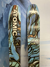 Used 2024 Atomic Bent Chetler 110 180cm Ski w/ atomic strive 13 Demo Binding