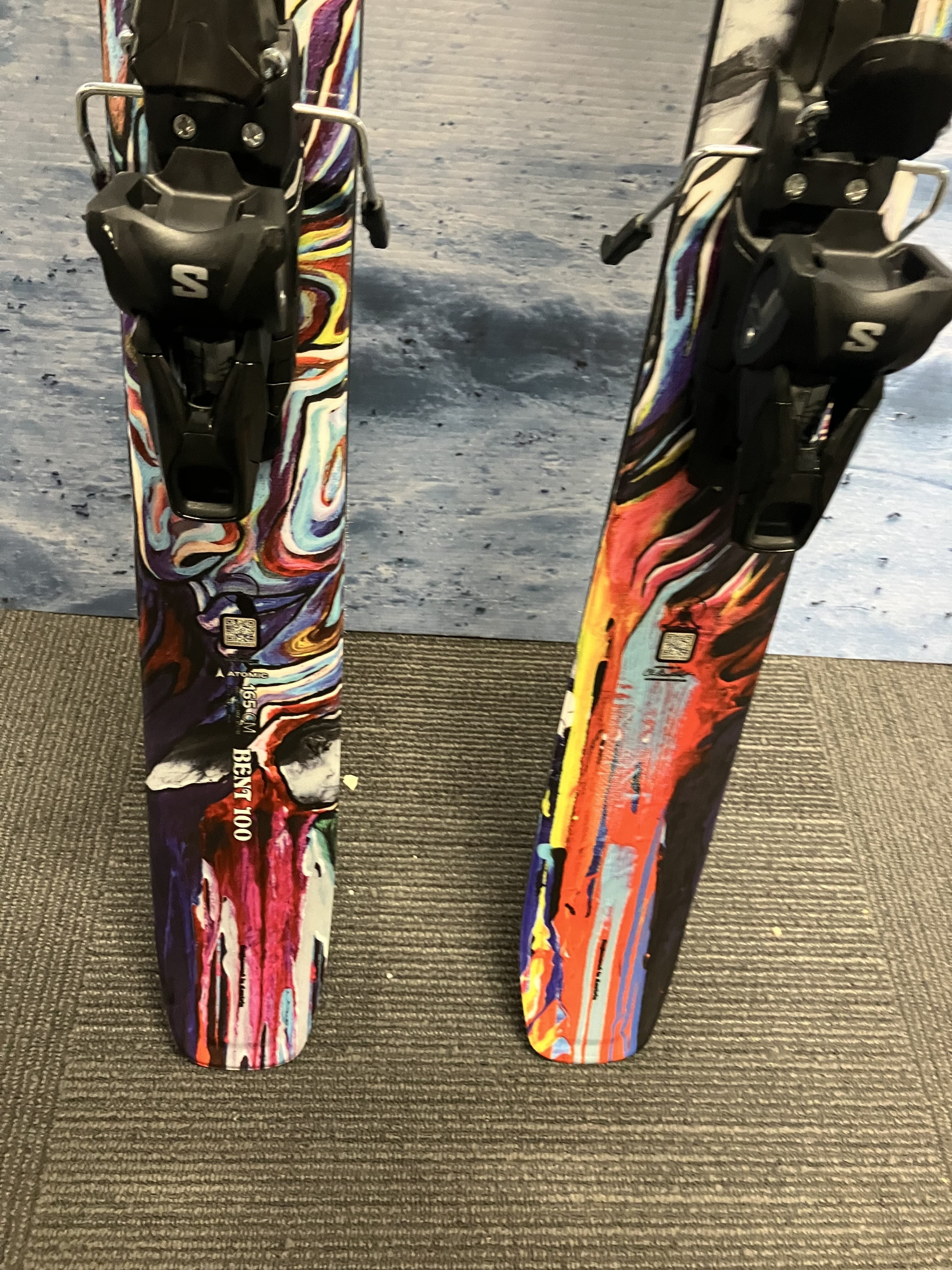Used 2025 Atomic Bent Chetler 100 165cm Ski w/ Atomic Strive 13 Demo Binding