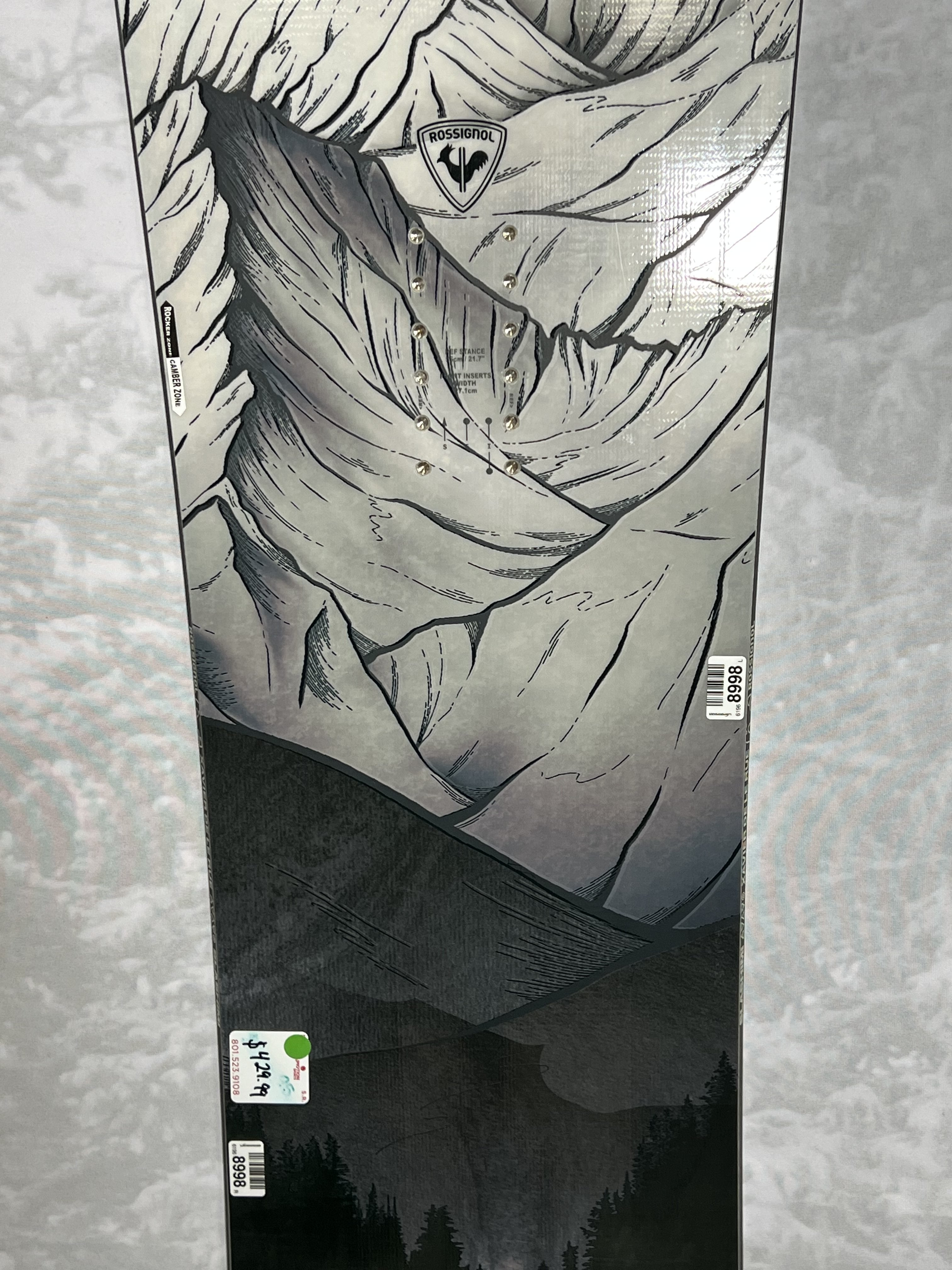 New Rossignol XV Slashimi 152CM Snowboard