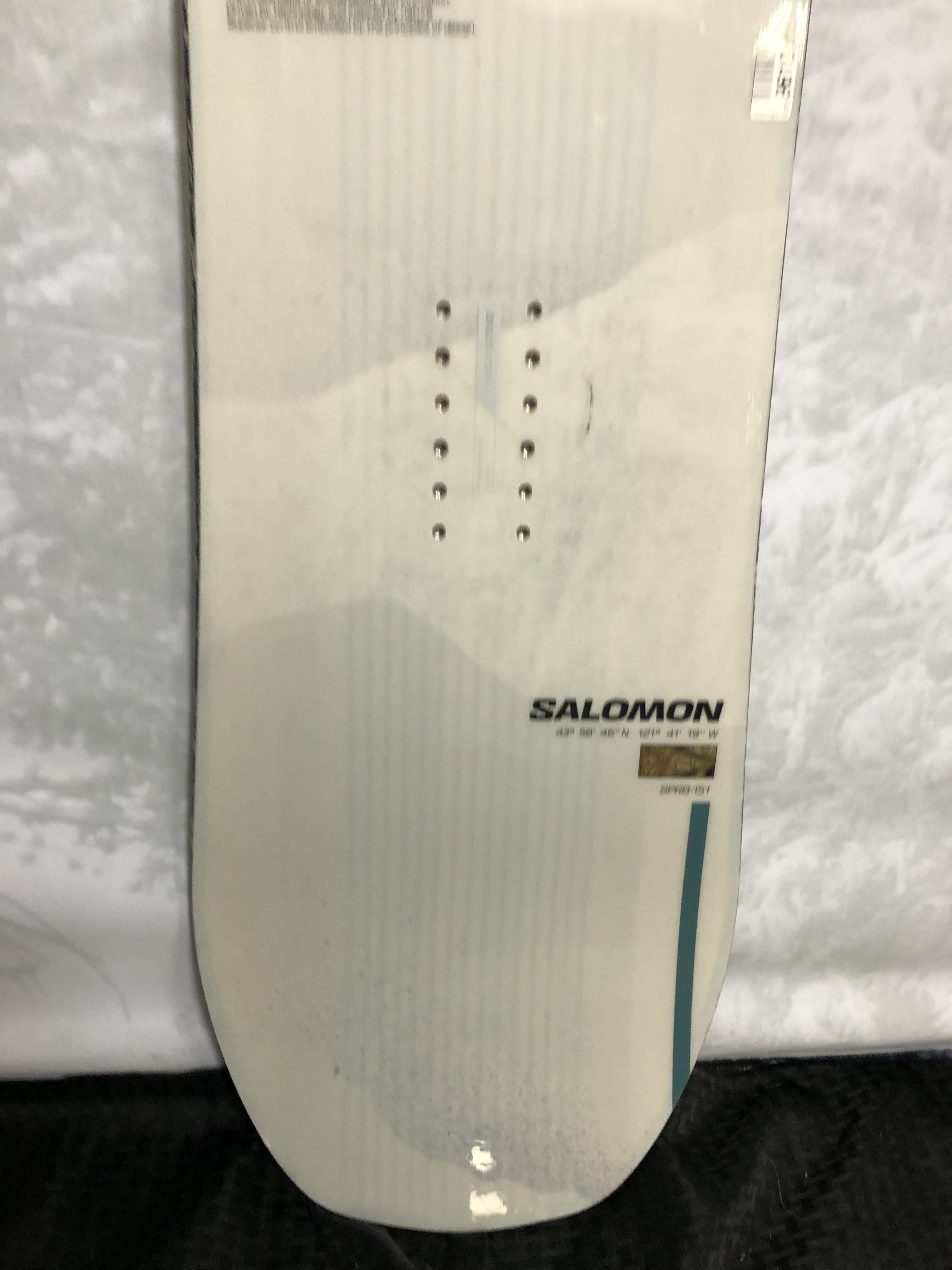 Used 2025 Salomon Super 8 Snowboard 151cm