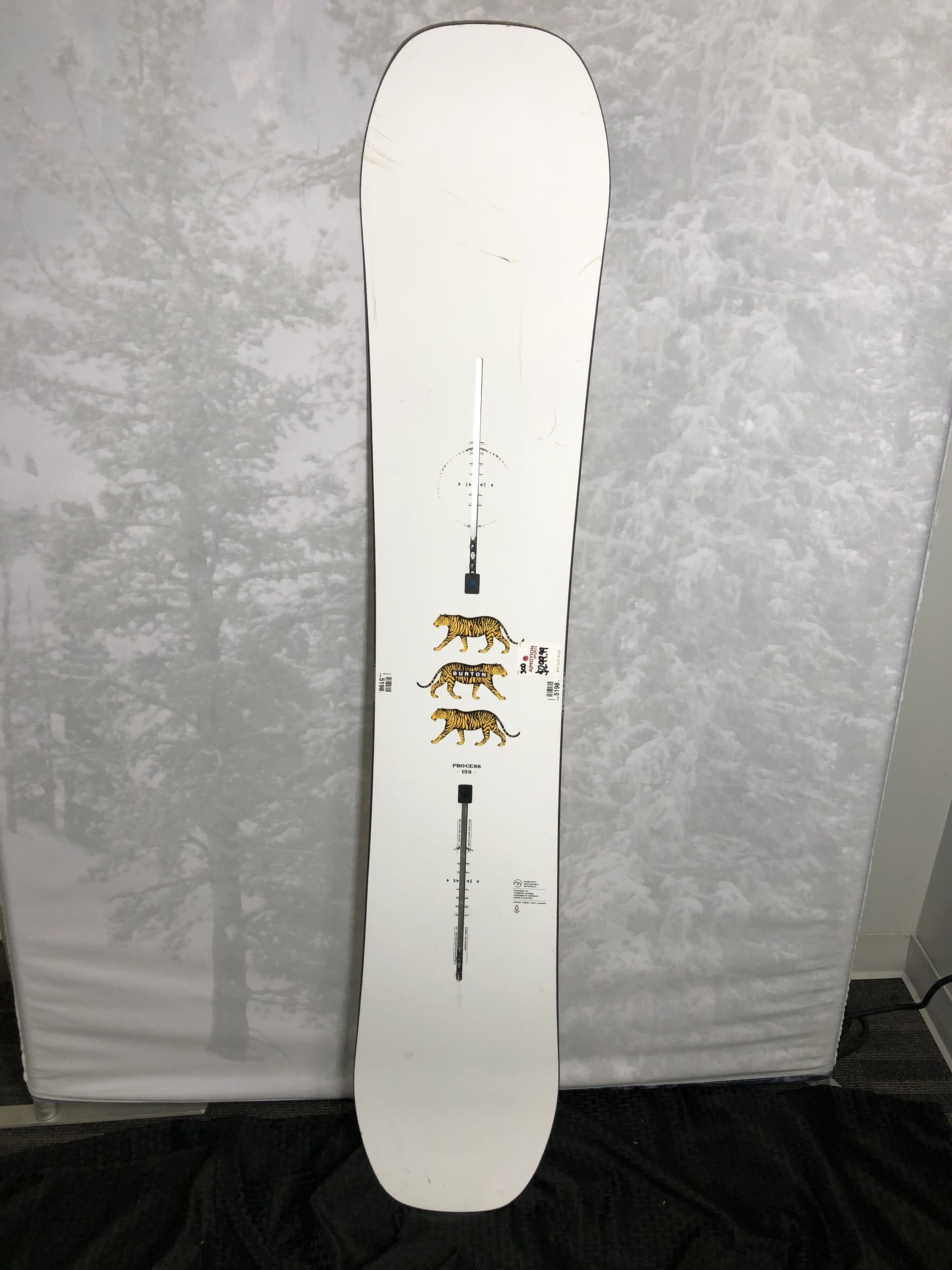 Used 2025 Burton Process 152cm Snowboard