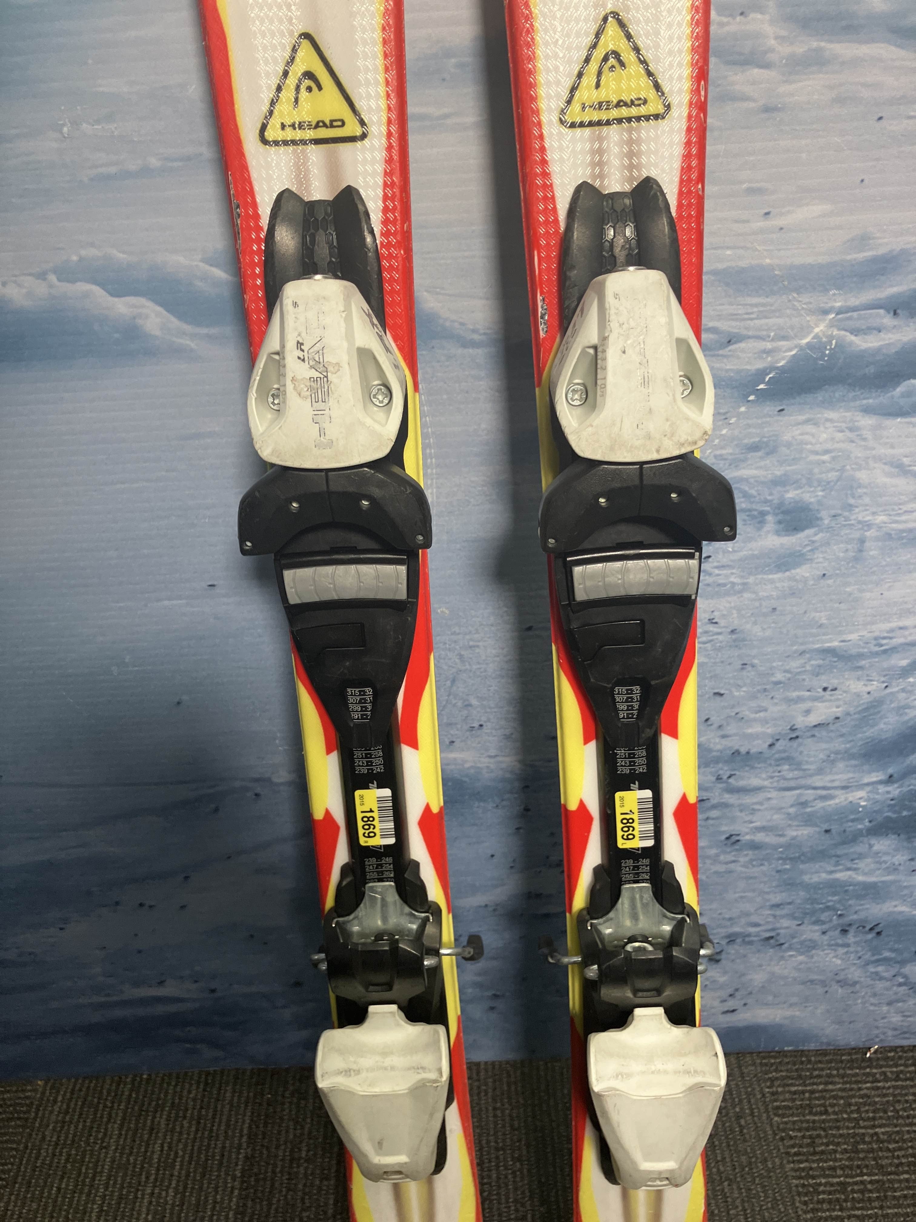 Used Head Team Supershape Jr Kids Ski - 117CM