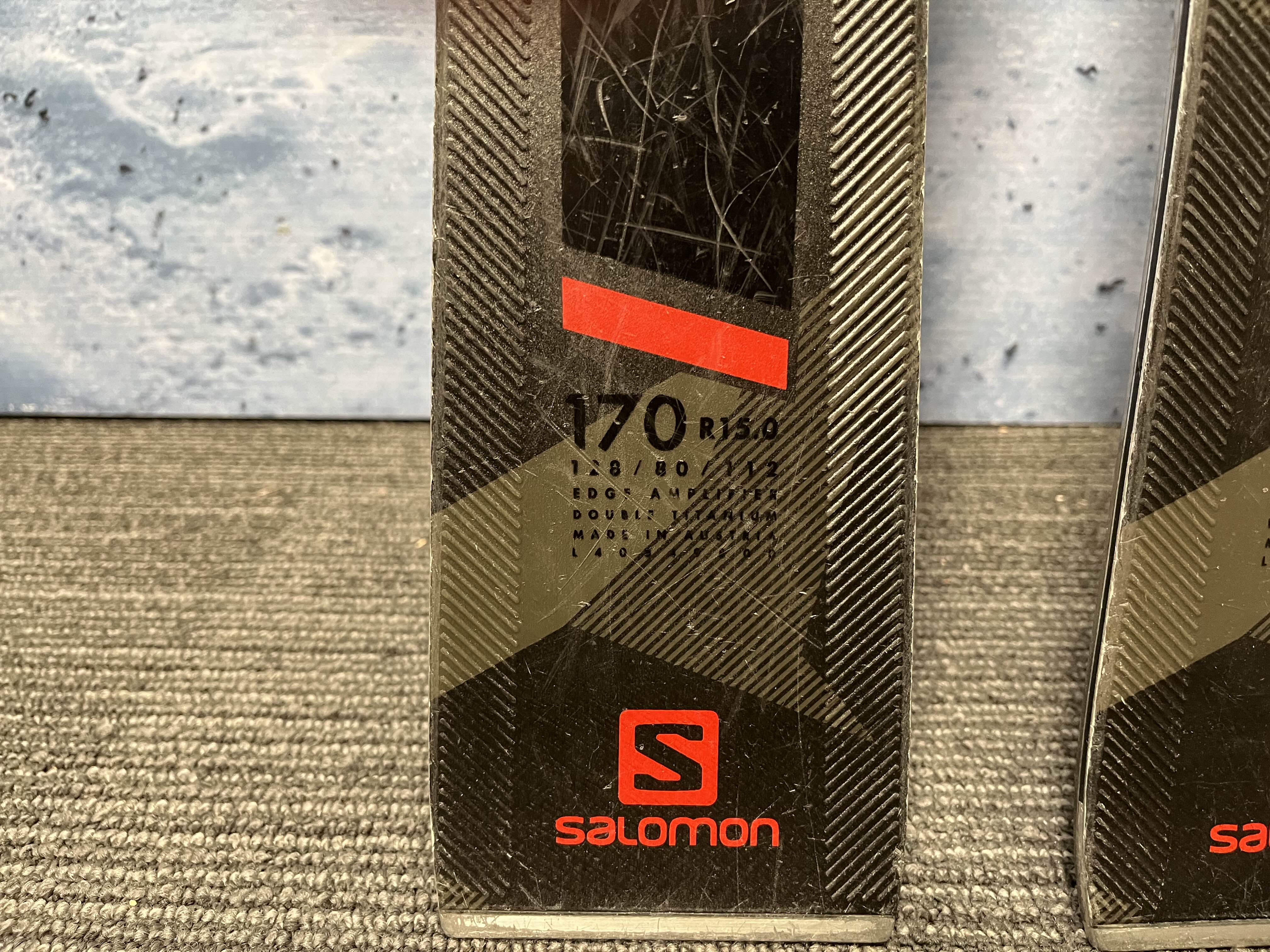 Used Salomon S Force 170cm w/ Salomon Z 12 Demo bindings