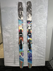 Very Lightly Used Atomic Bent Chetler Skis 120 184 cm w/ Salomon Strive 13 GW Demo Bindings