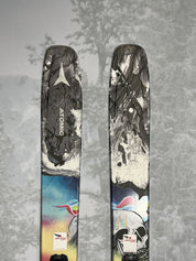 Very Lightly Used Atomic Bent Chetler Skis 120 184 cm w/ Salomon Strive 13 GW Demo Bindings