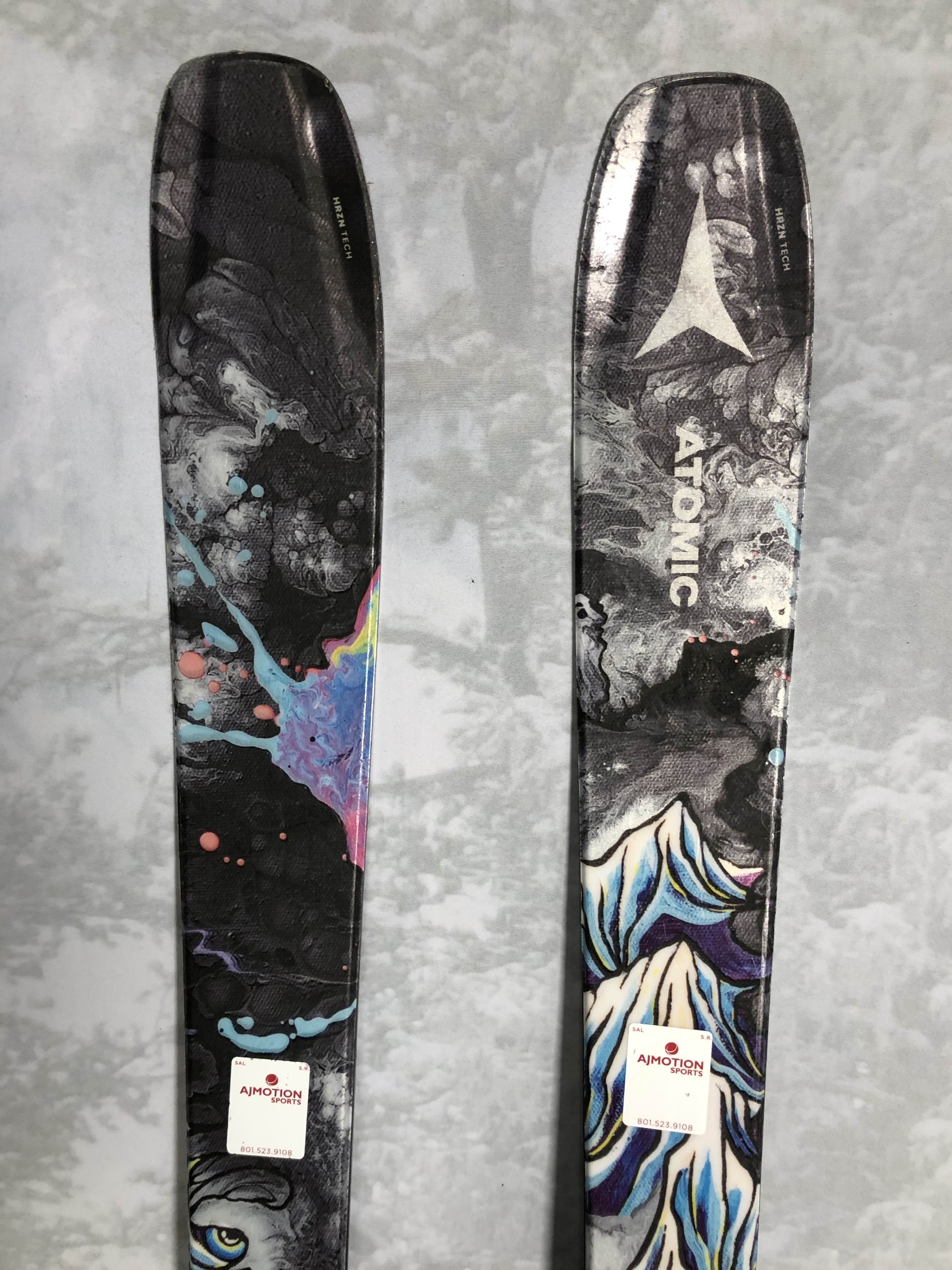 Used Atomic Bent Chetler 90 166cm Skis w/ Atomic Strive 13 GW Demo Binding