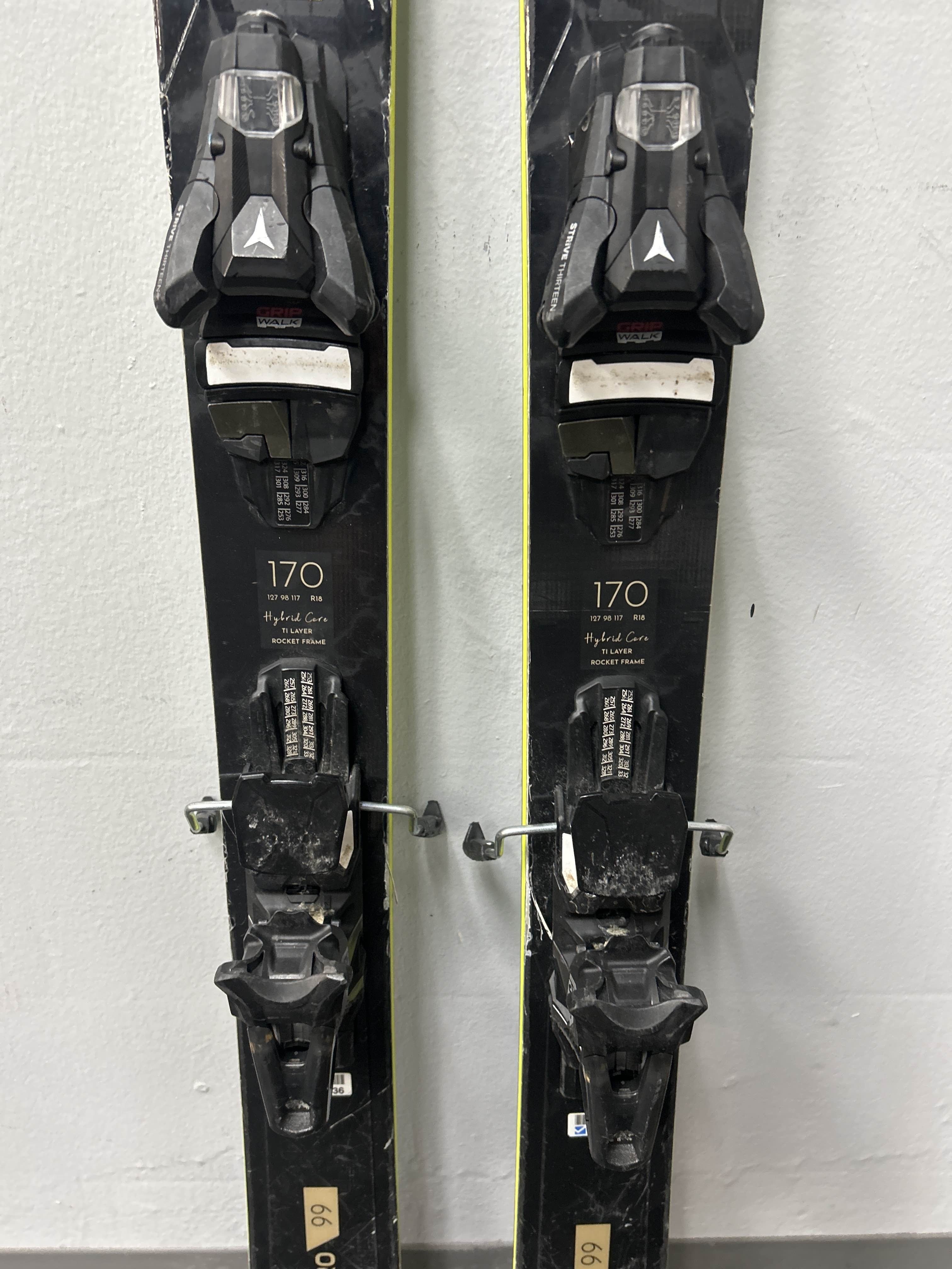 Used Dynastar M-Pro 99 Ski 170cm w/ Atomic Strive 13 Demo Binding